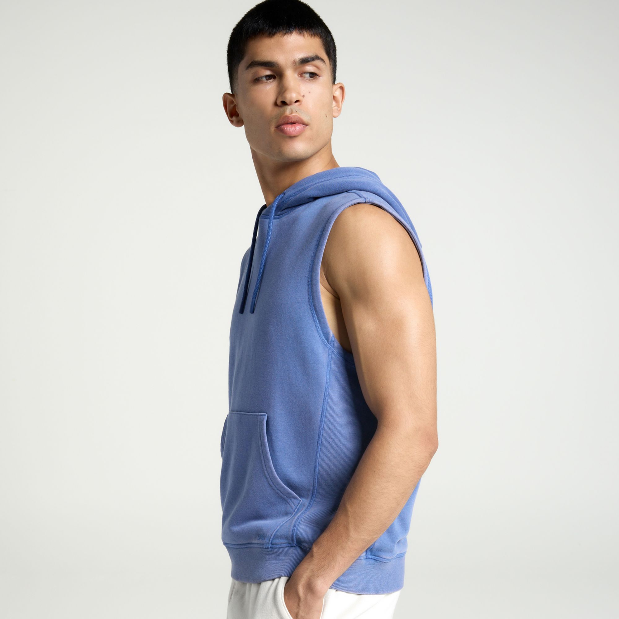 DSG Men's Lightweight Classic Fleece Sleeveless Hoodie product image