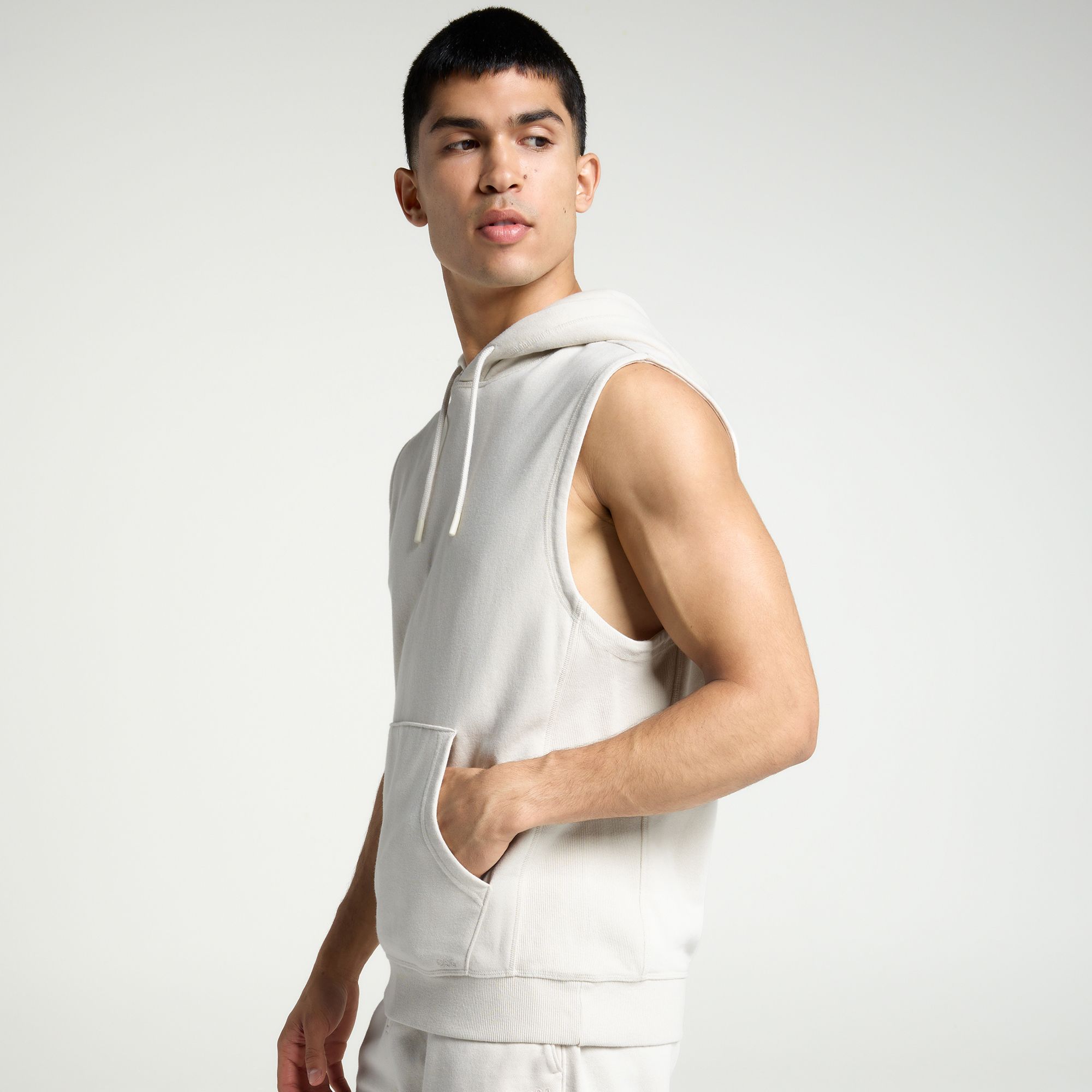 DSG Men's Lightweight Classic Fleece Sleeveless Hoodie product image