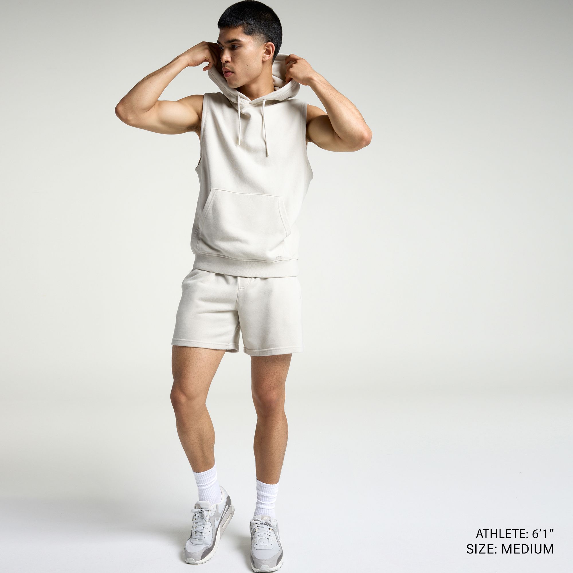 DSG Men's Lightweight Classic Fleece Sleeveless Hoodie product image