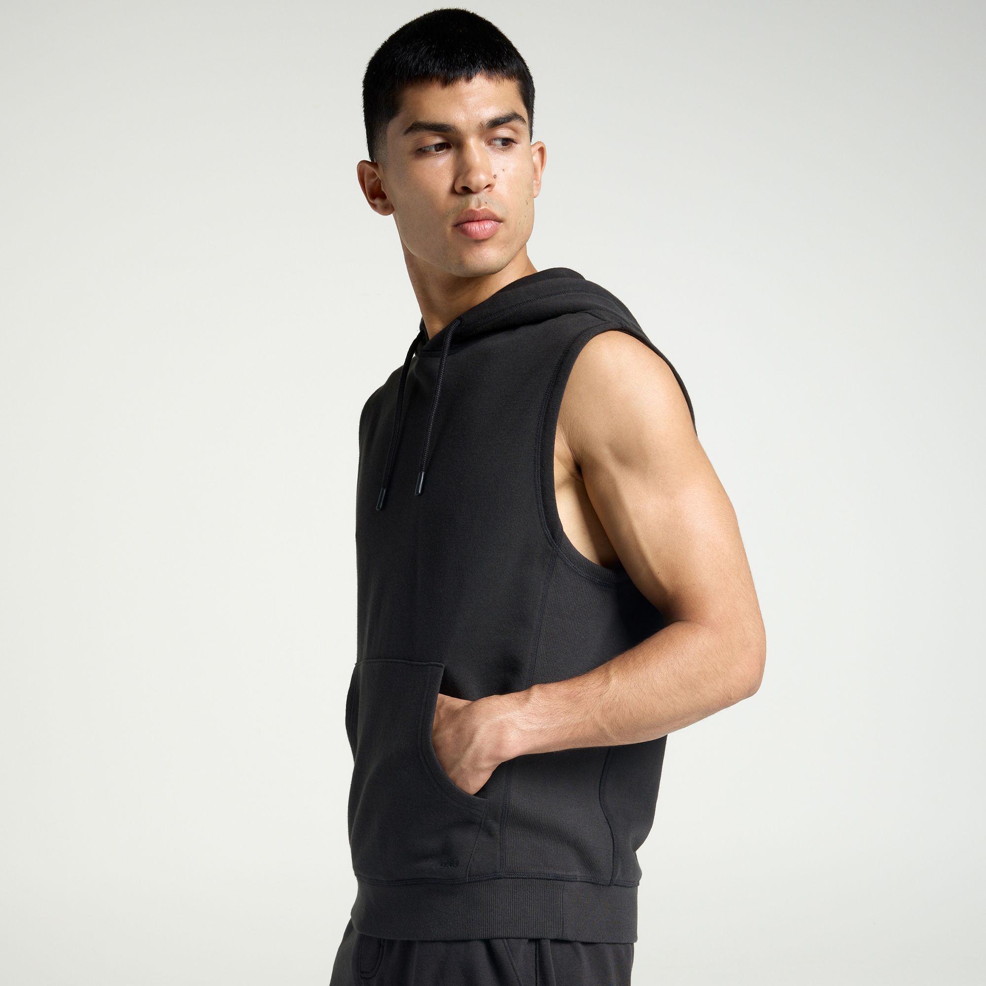 DSG Men's Lightweight Classic Fleece Sleeveless Hoodie product image