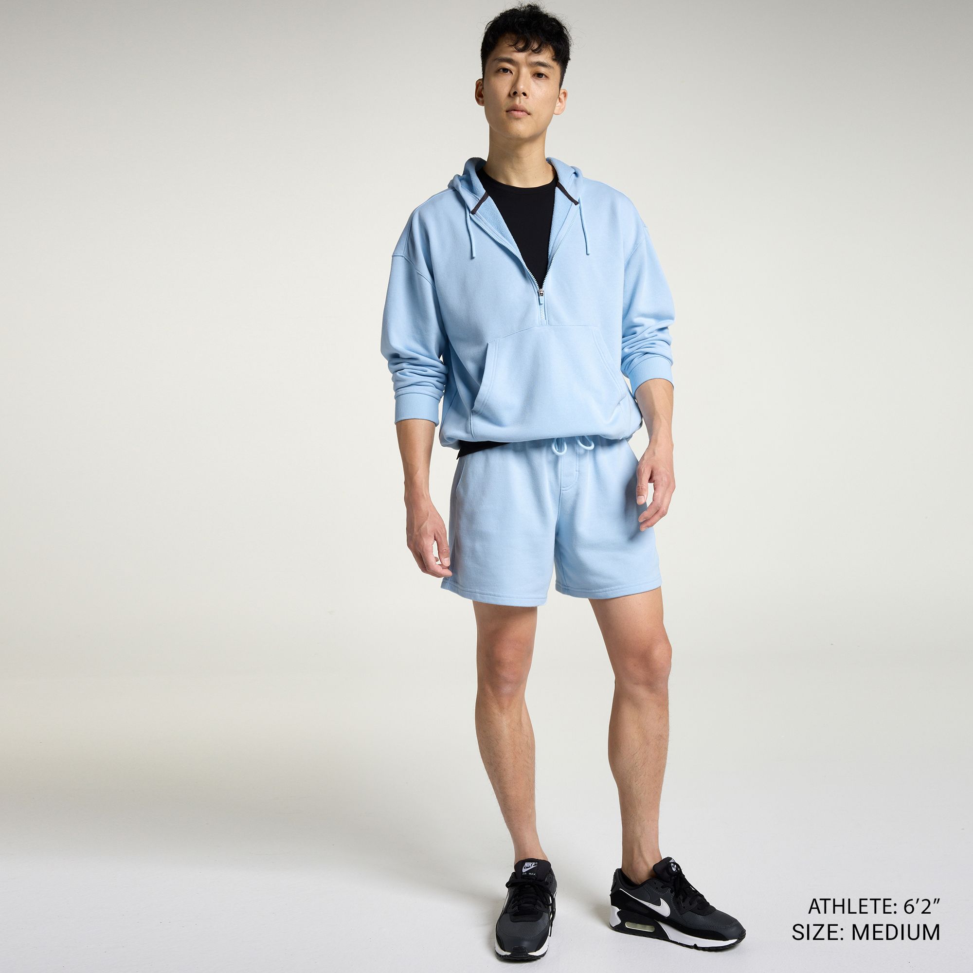DSG Men's Lightweight Classic Fleece 1/2 Zip Hoodie product image