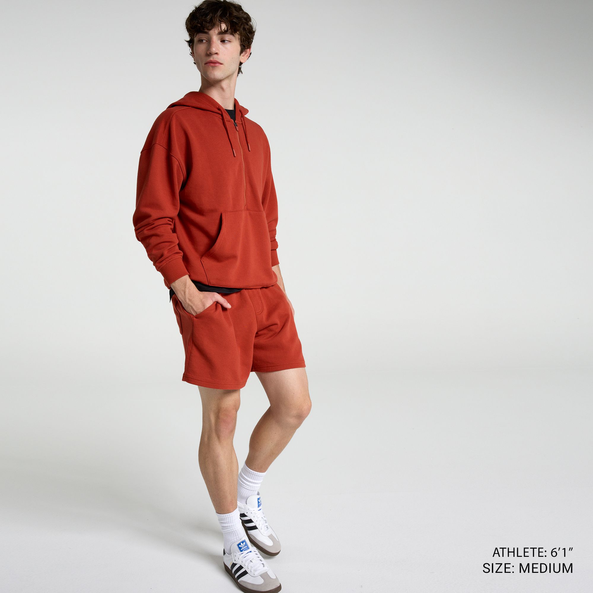 DSG Men's Lightweight Classic Fleece 1/2 Zip Hoodie product image