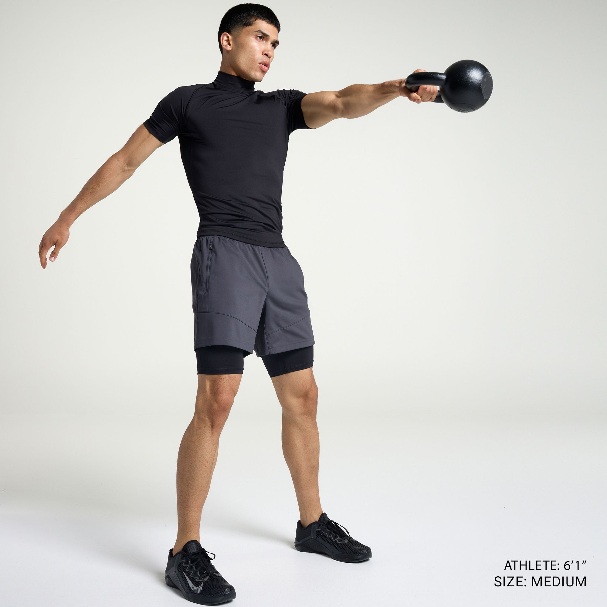 DSG Men's Short Sleeve Compression Mock product image