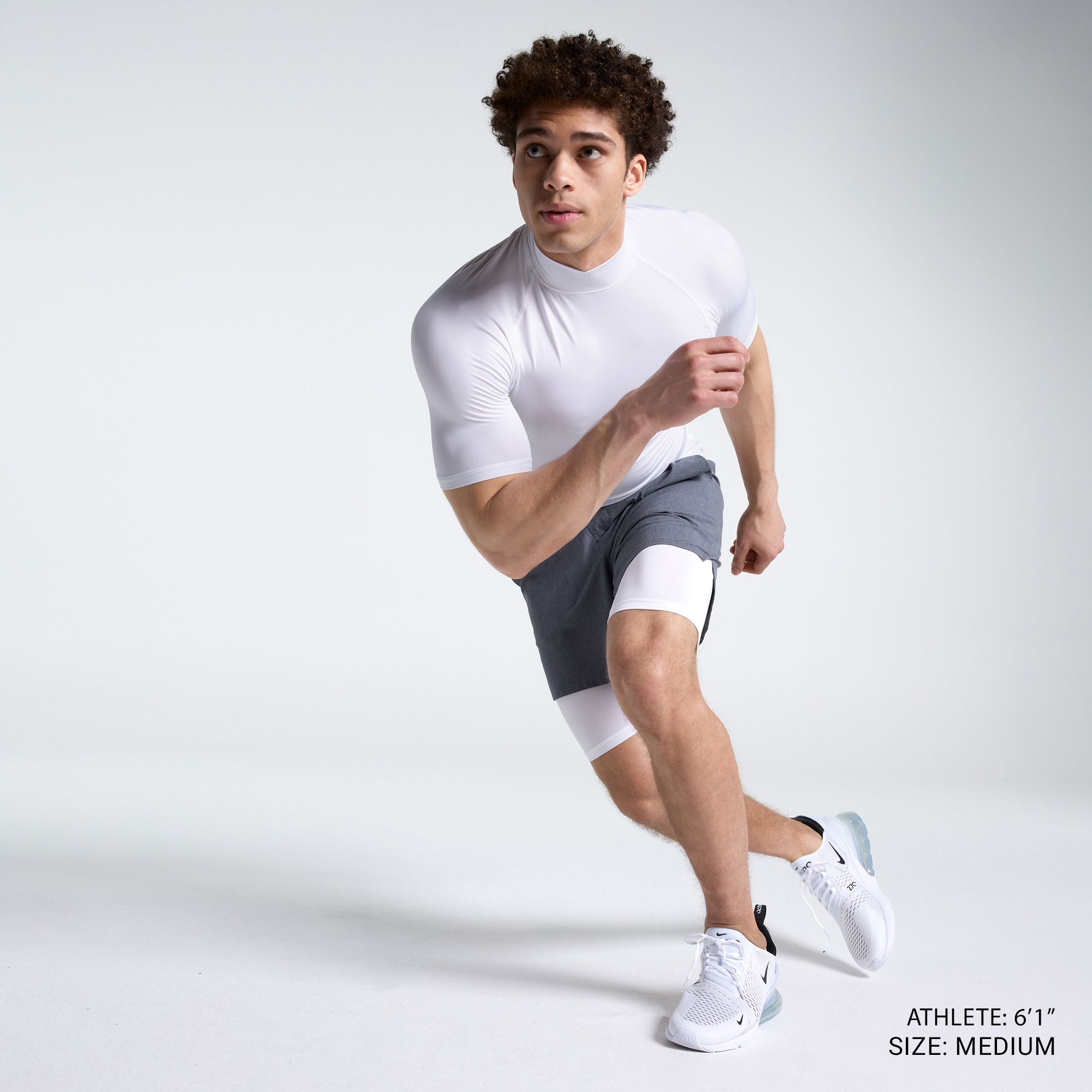 DSG Men's Short Sleeve Compression Mock product image