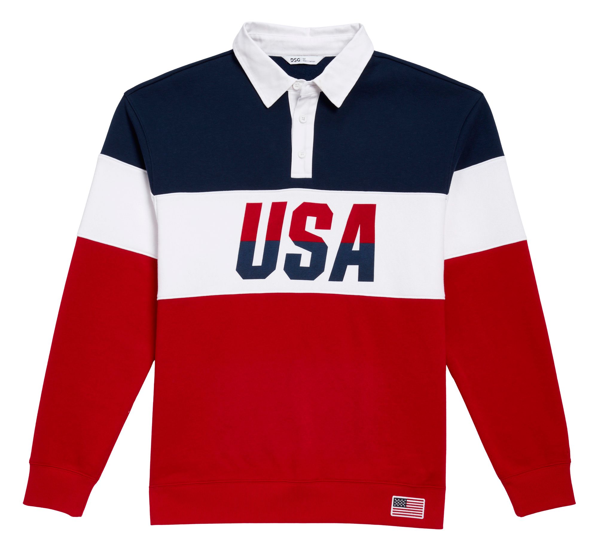 DSG Men's USA Fleece Rugby Shirt product image
