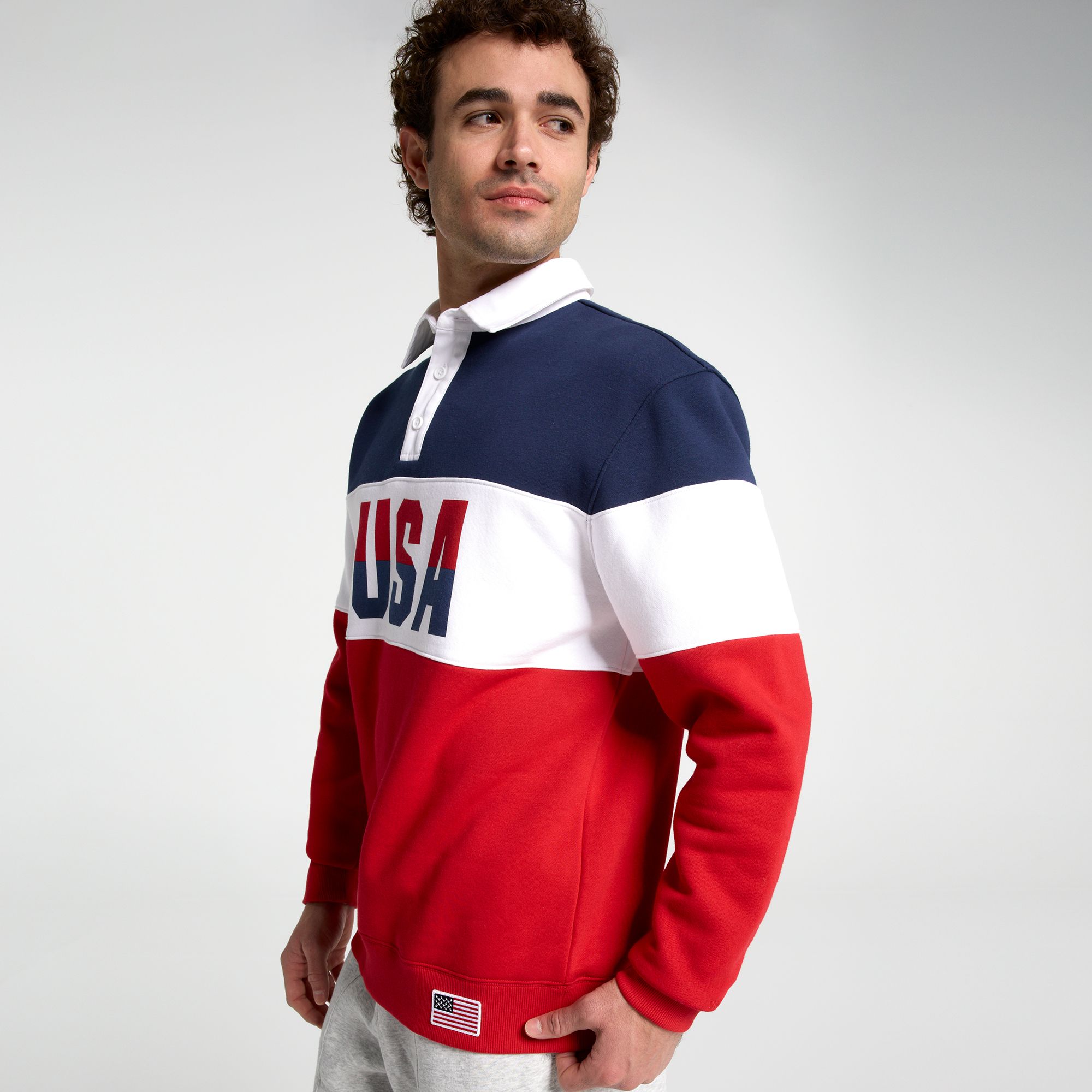 DSG Men's USA Fleece Rugby Shirt product image