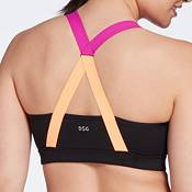DSG Women's Front Zip Strap Back Sports Bra product image