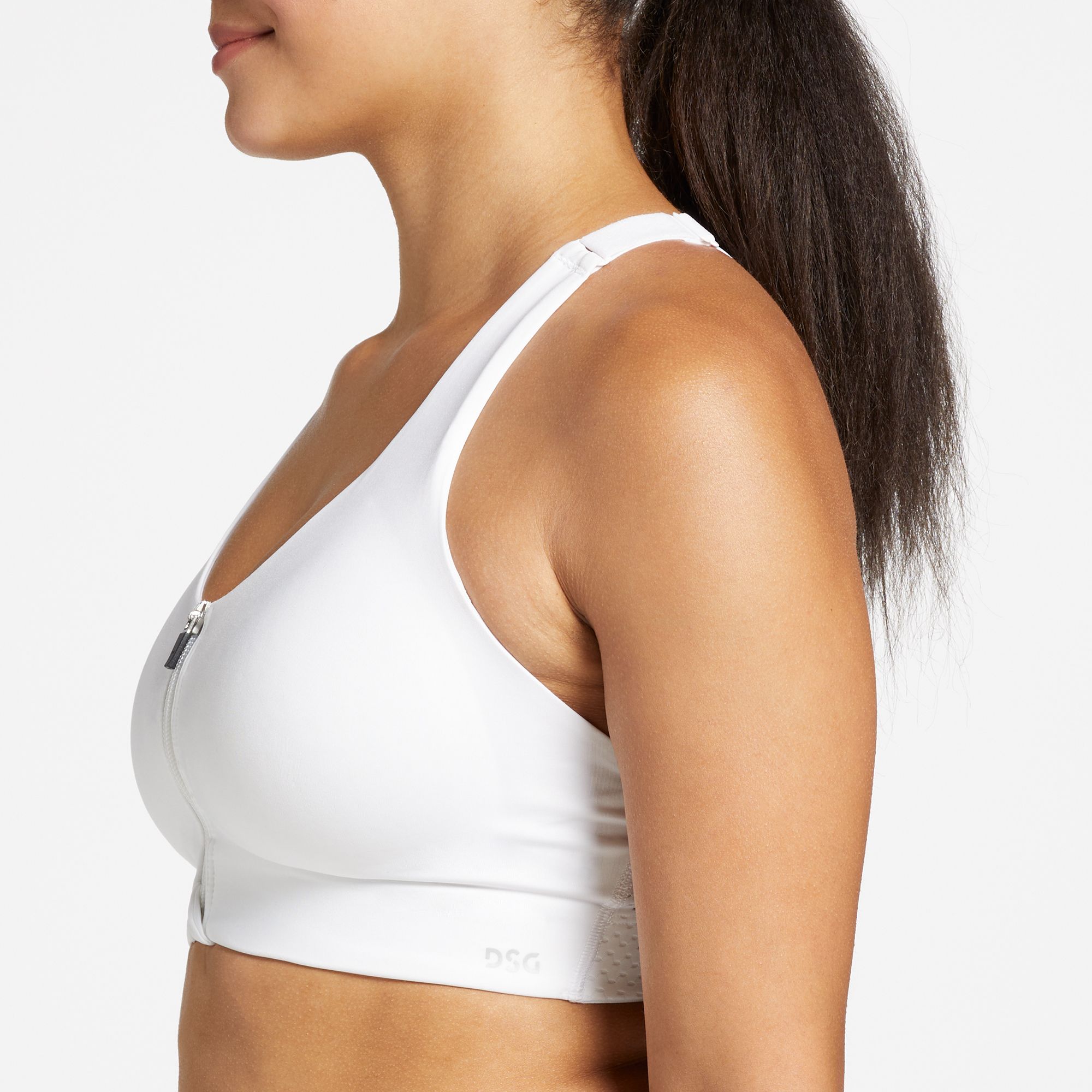 Dick's Sporting Goods DSG Women's High Support Zip Front Sports Bra