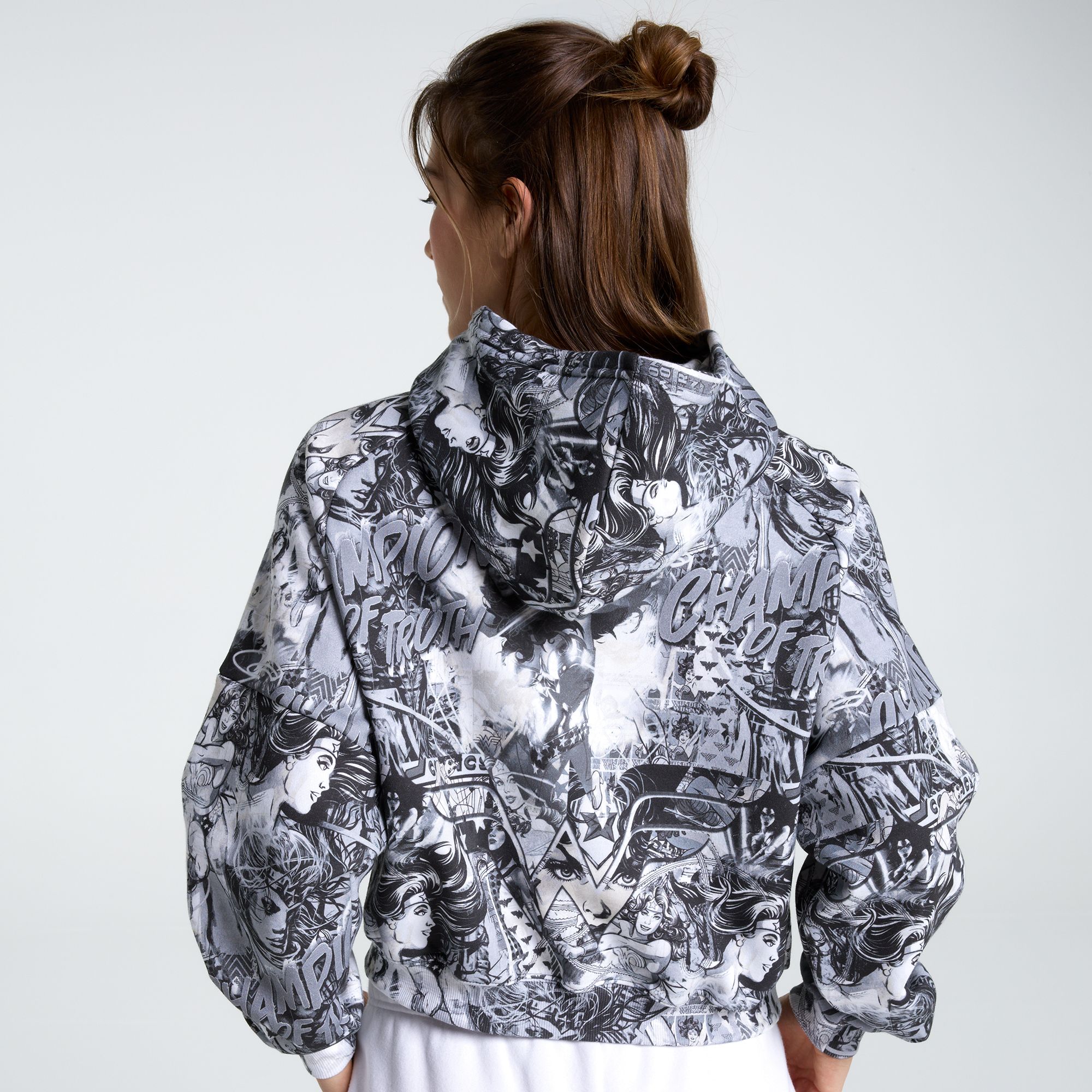 DC x DSG Women's Wonder Woman Athletic Crop Hoodie product image