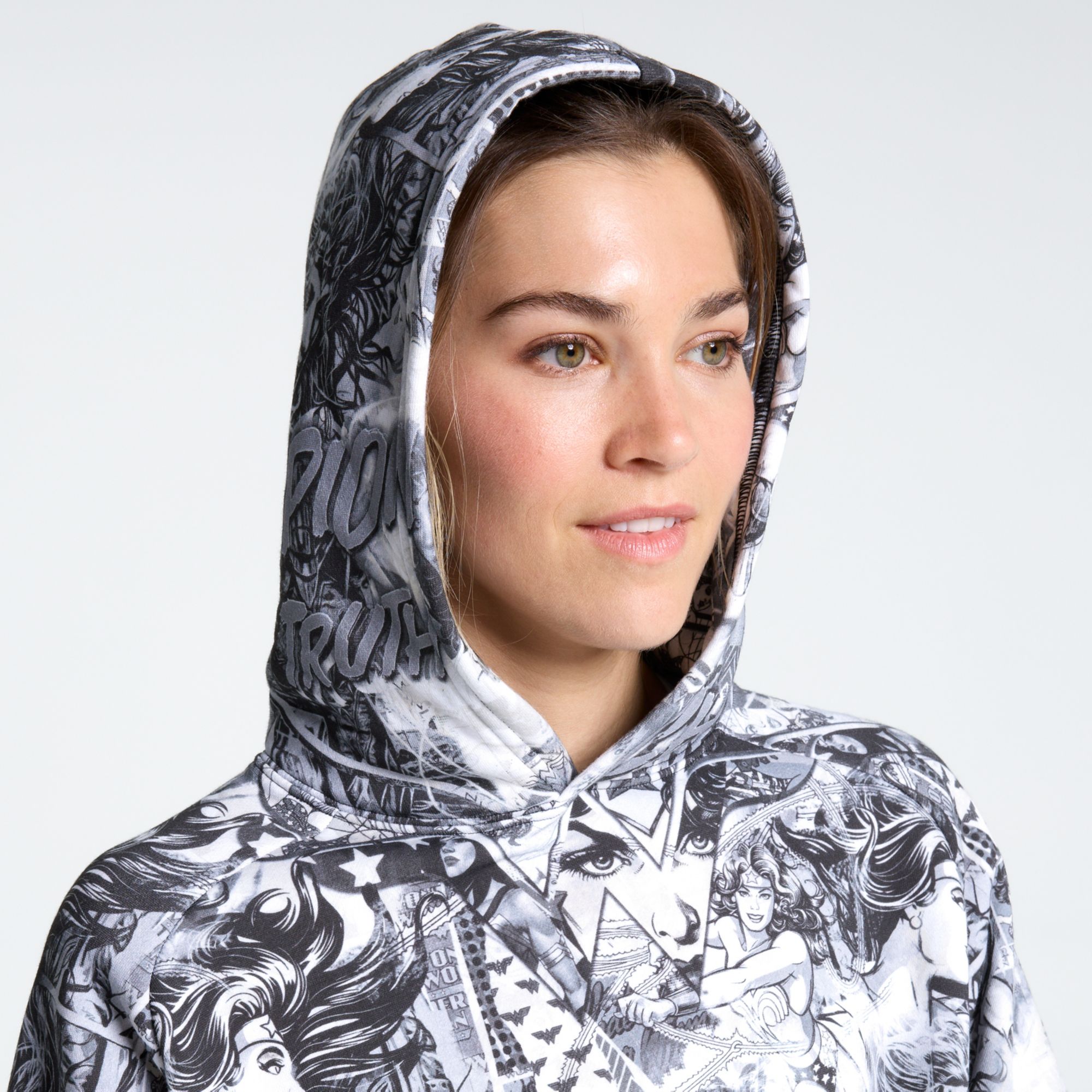 DC x DSG Women's Wonder Woman Athletic Crop Hoodie product image