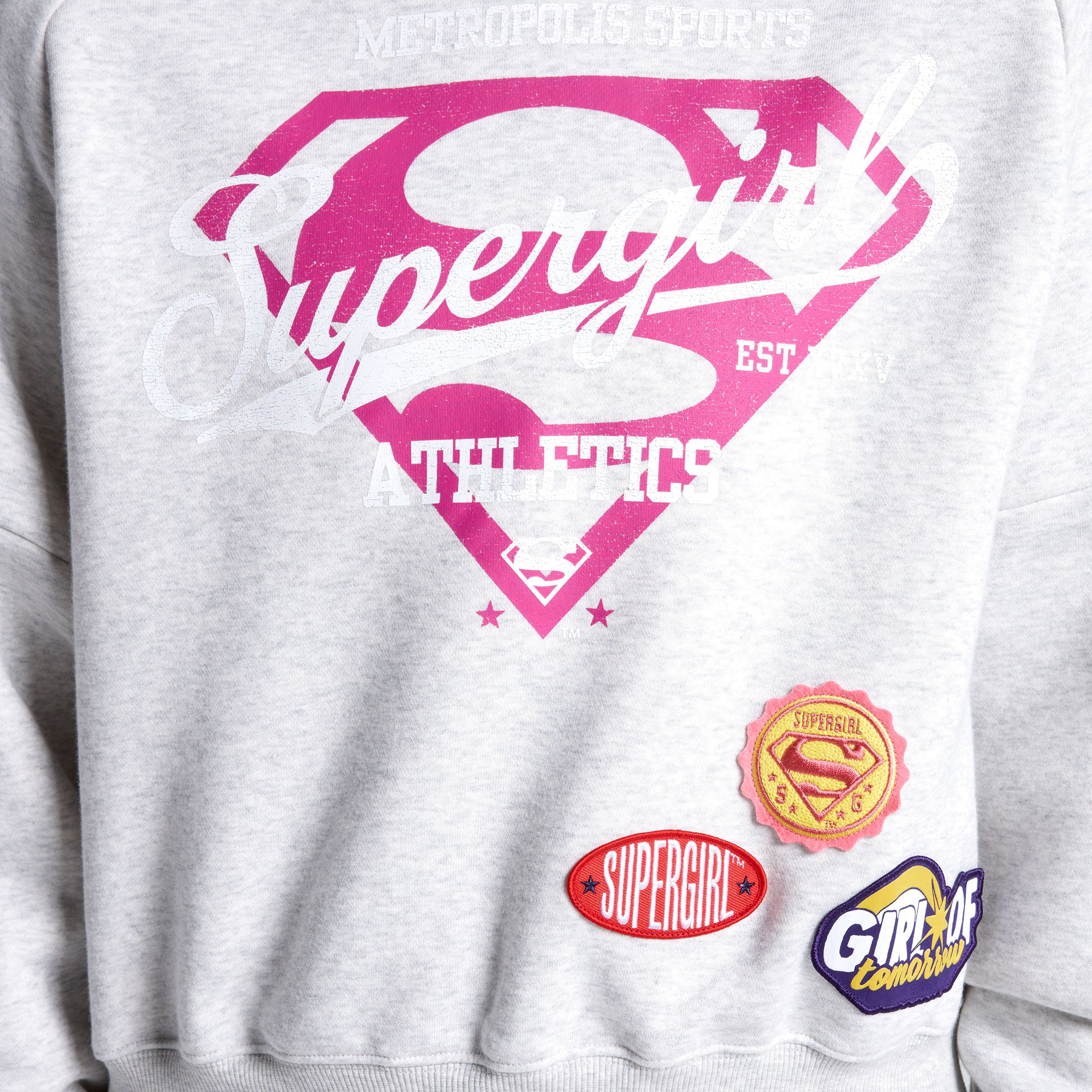 DC x DSG Women's Supergirl Athletics Athletic Crop Hoodie product image