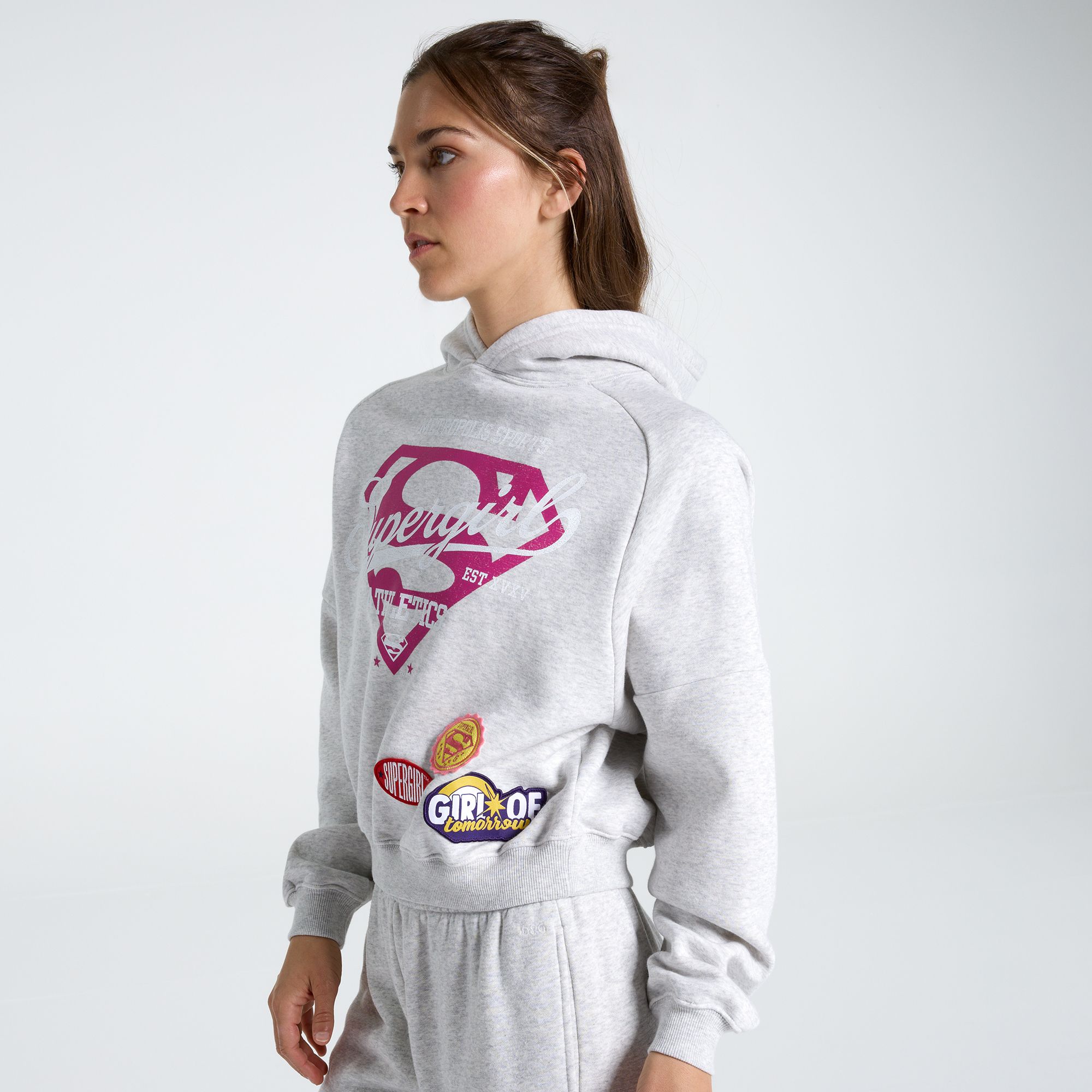 DC x DSG Women's Supergirl Athletics Athletic Crop Hoodie product image