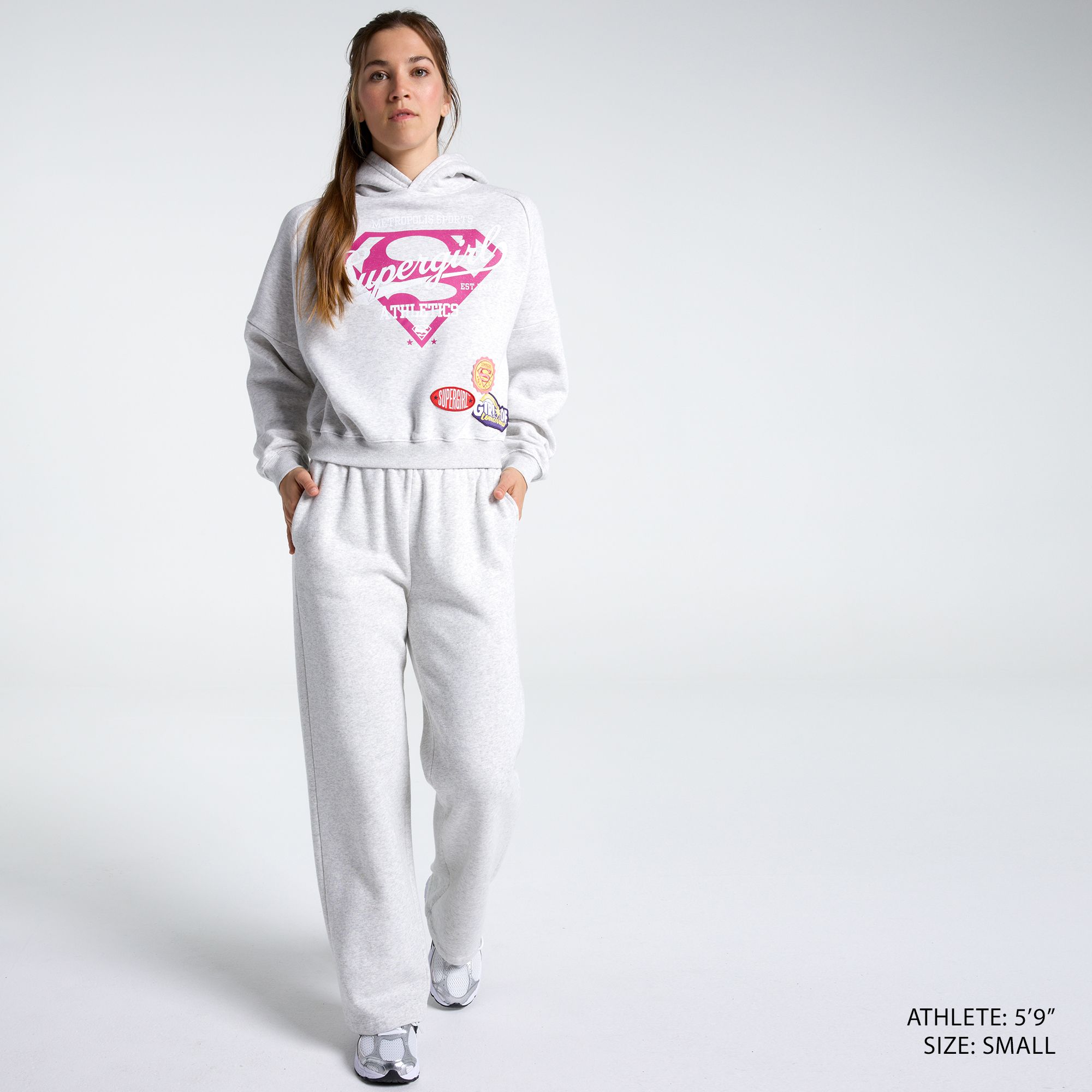 DC x DSG Women's Supergirl Athletics Athletic Crop Hoodie product image