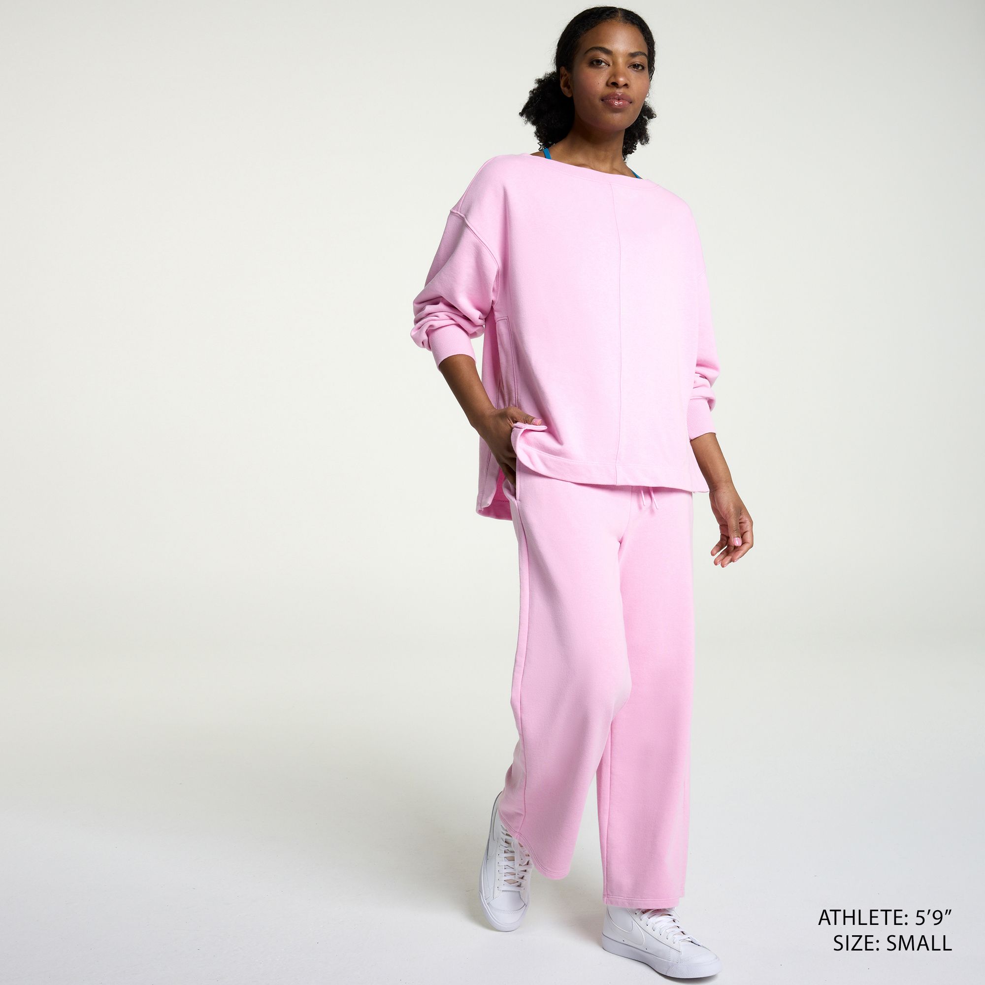 DSG Women's Classic Fleece Lightweight Terry Crew product image
