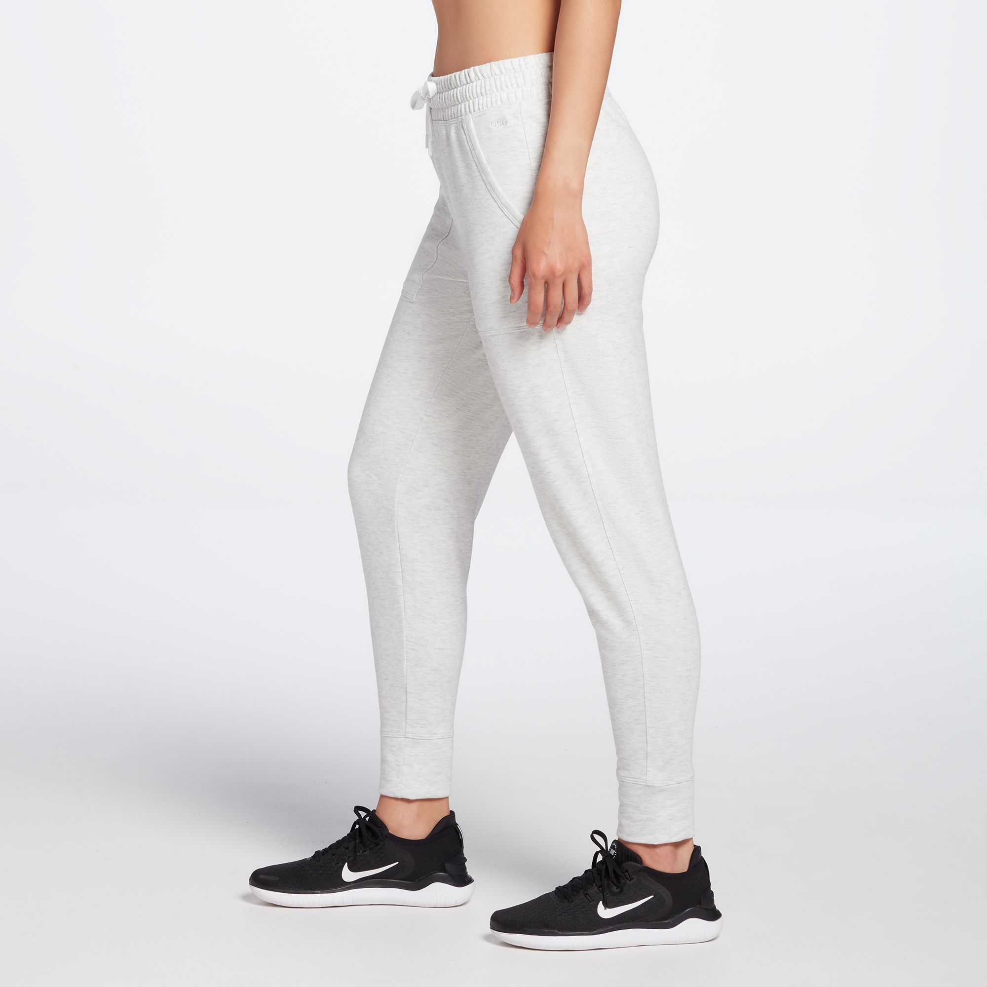 H&M Womens Activewear Athletics Fleece Jogger Sweatpants Mid Rise