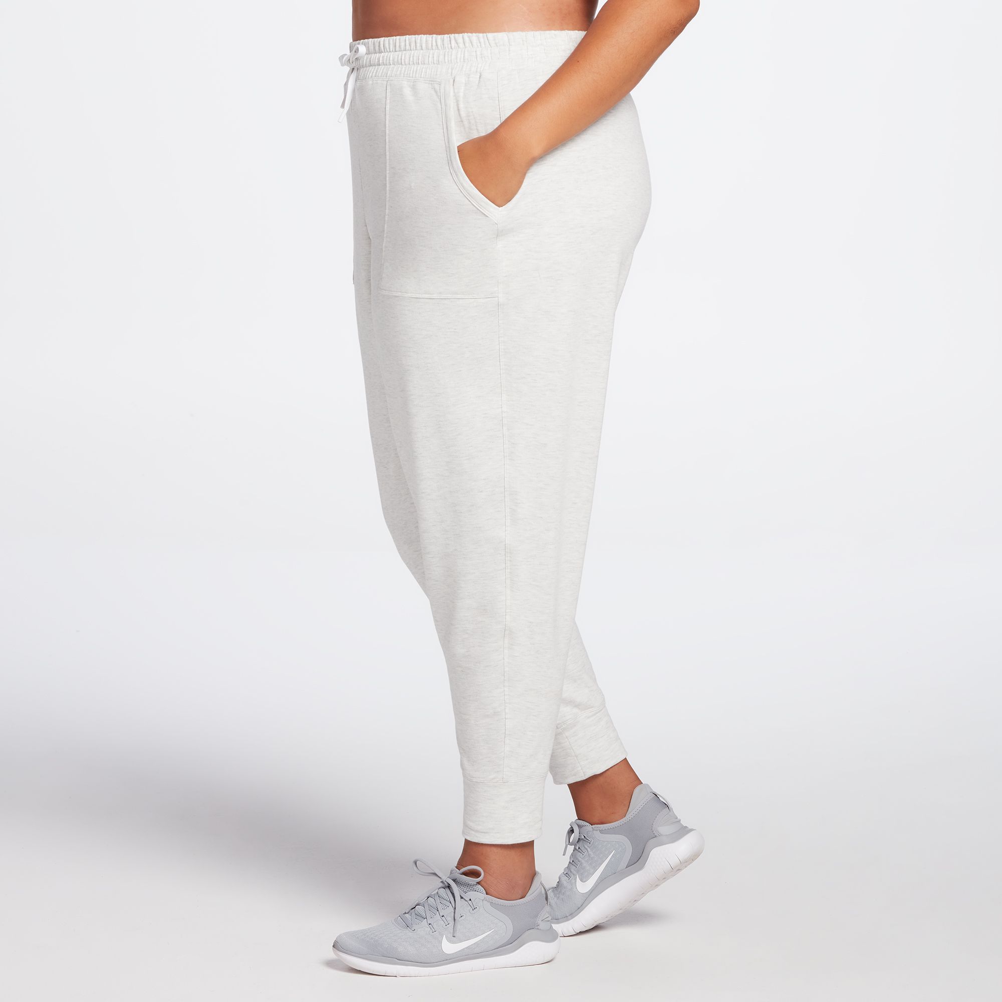 Fleece Joggers - Light gray - Ladies