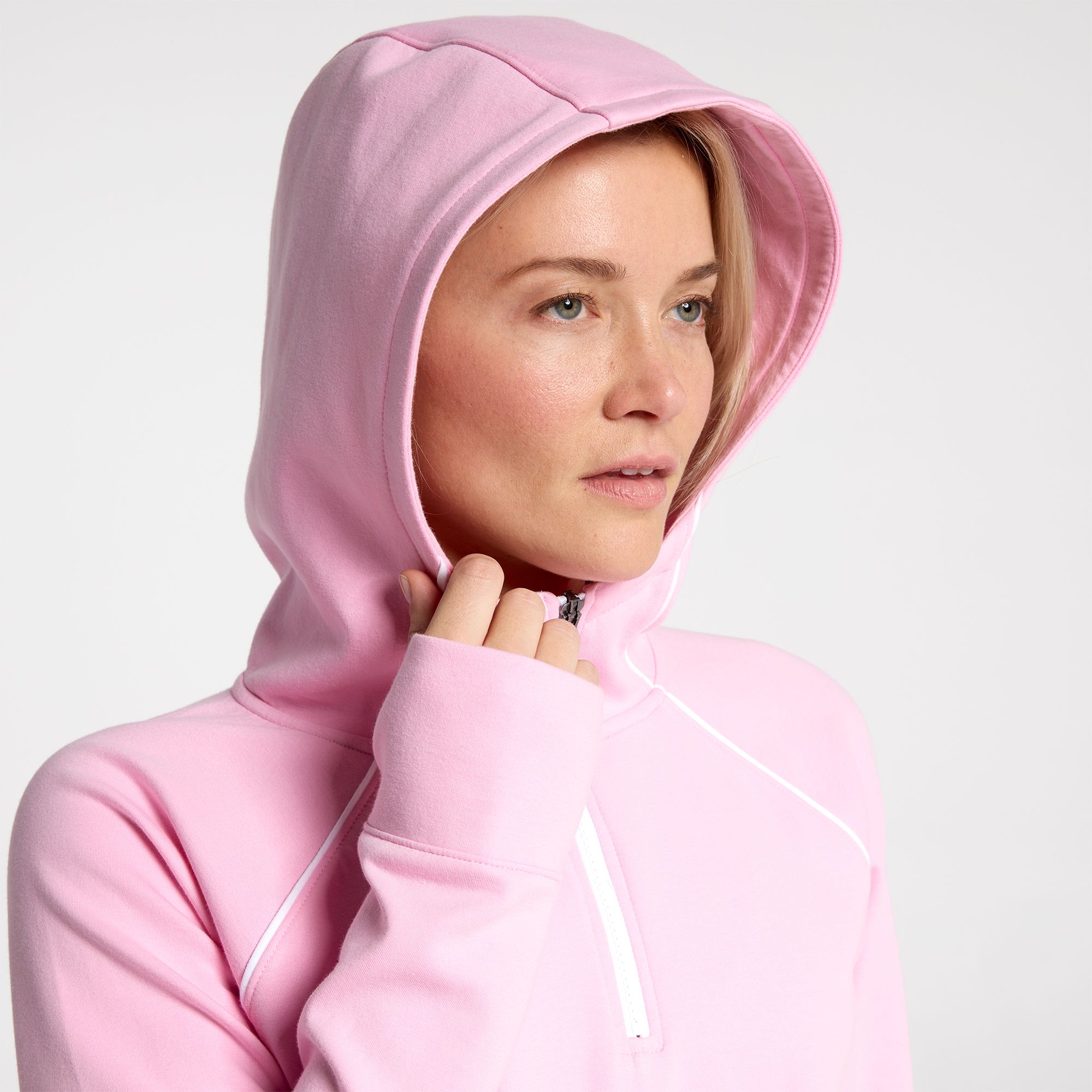 DSG Women's Sport Fleece 1/4 Zip Hoodie product image