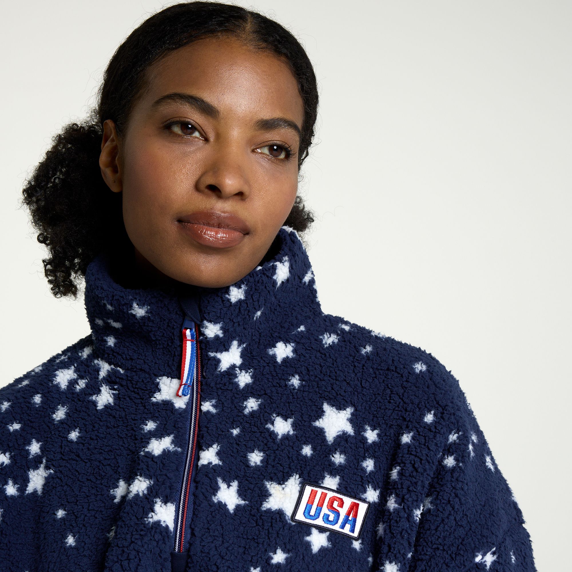 DSG Women's USA Sherpa 1/2 Zip Jacket product image