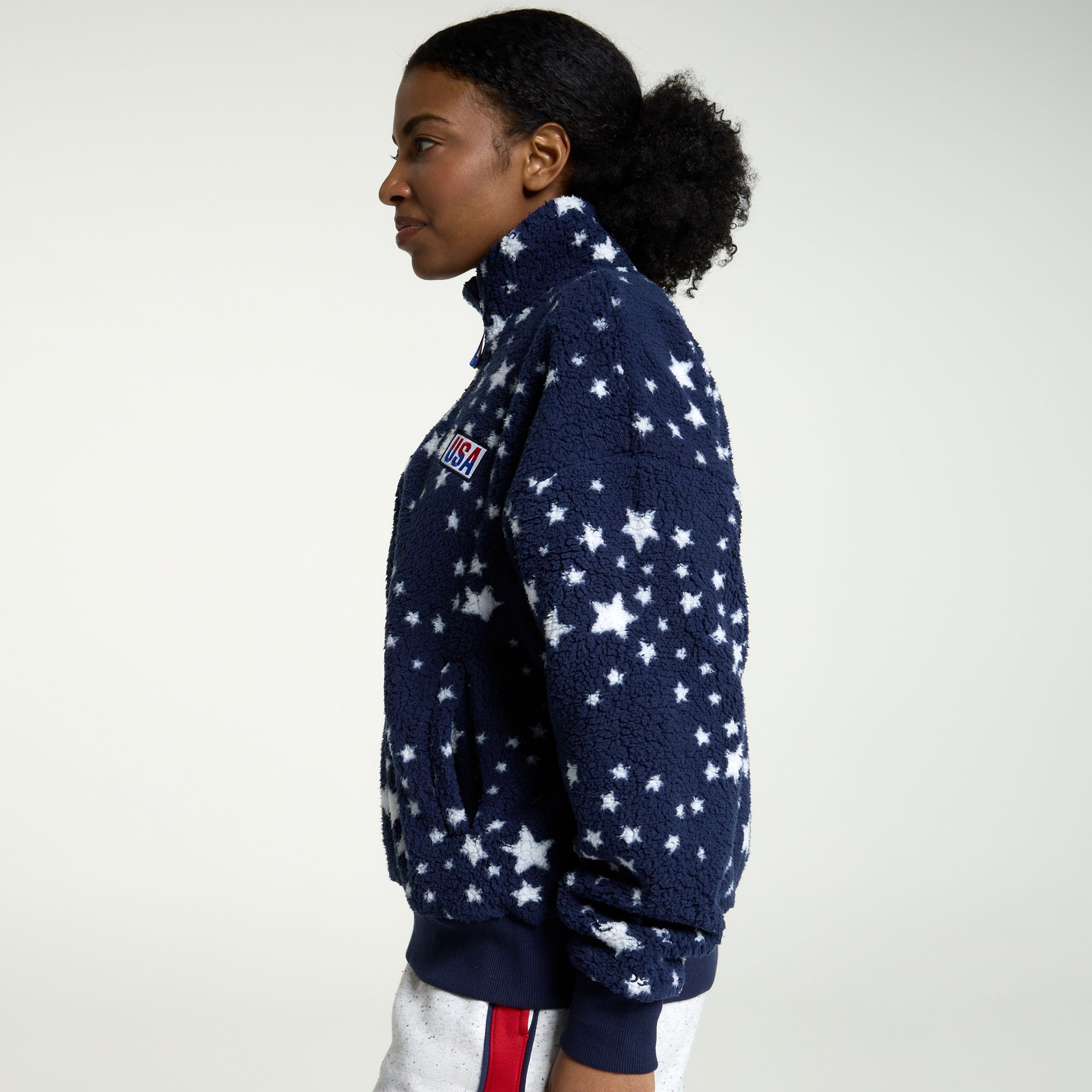 DSG Women's USA Sherpa 1/2 Zip Jacket product image