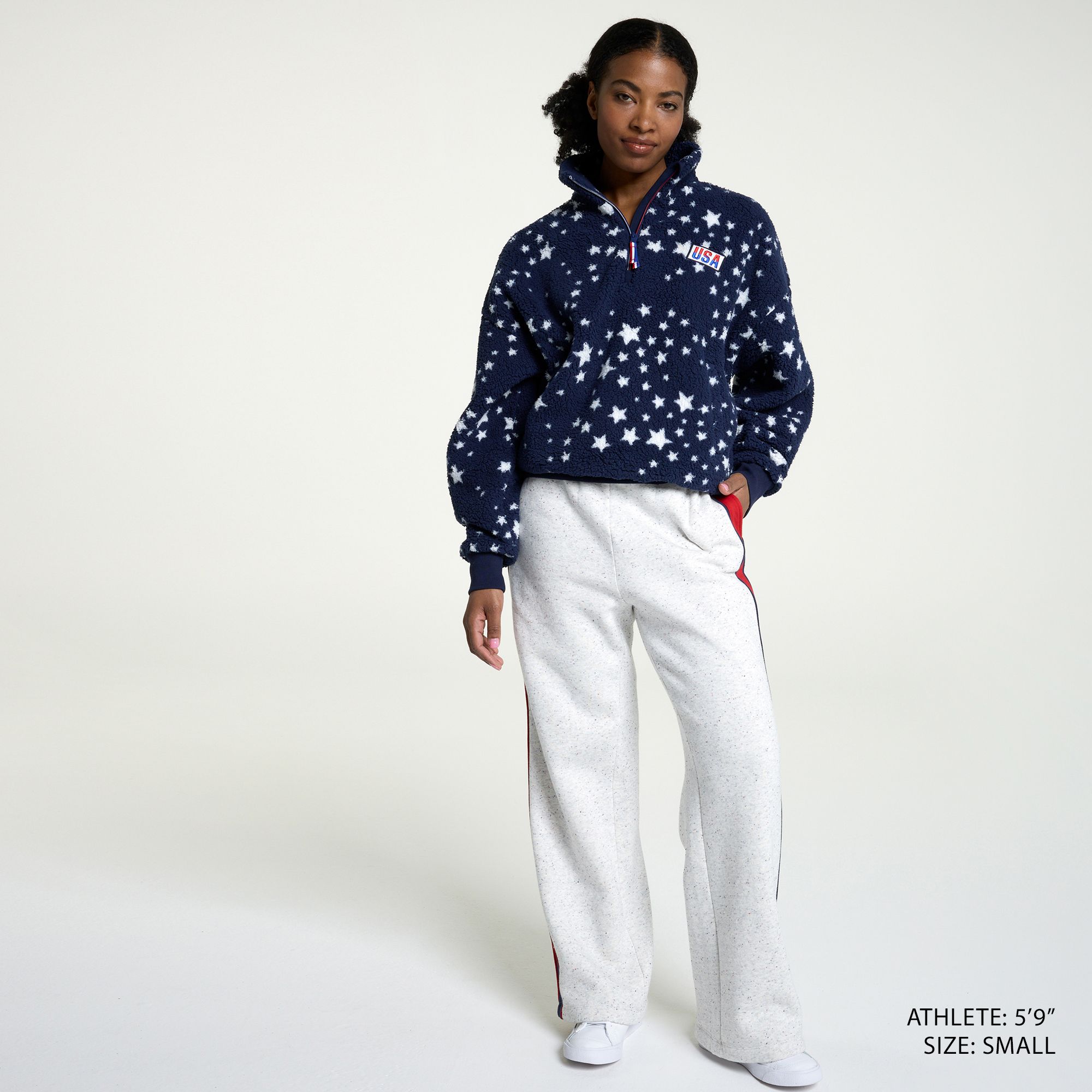 DSG Women's USA Sherpa 1/2 Zip Jacket product image