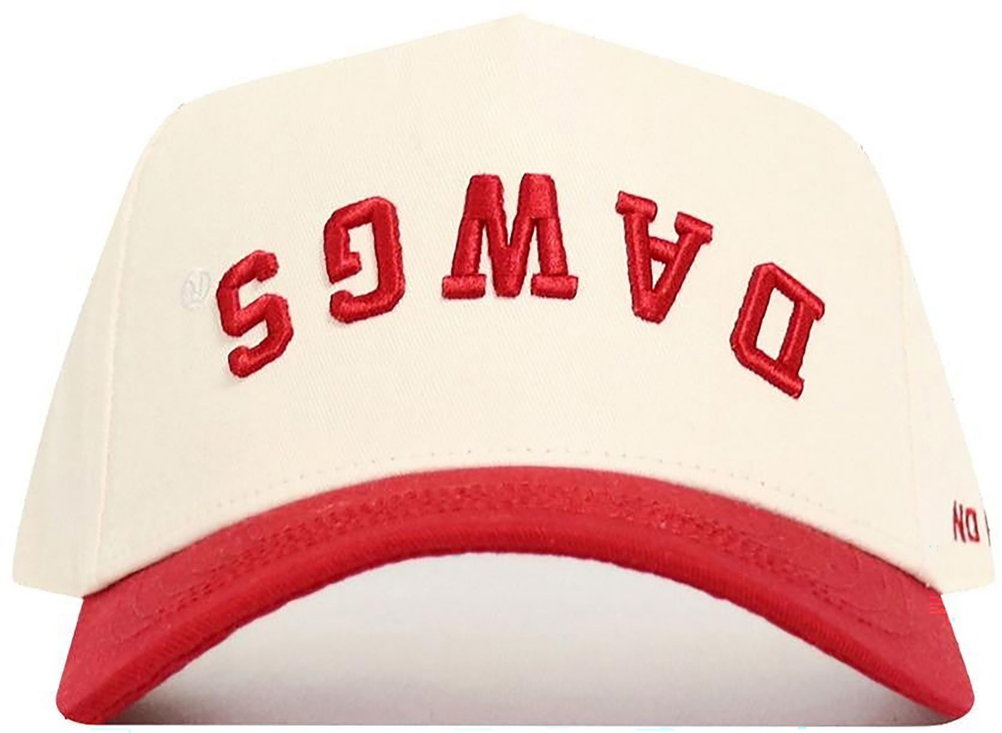 No Rivals Adult Georgia Bulldogs Red Upside Down Adjustable Snapback Hat product image