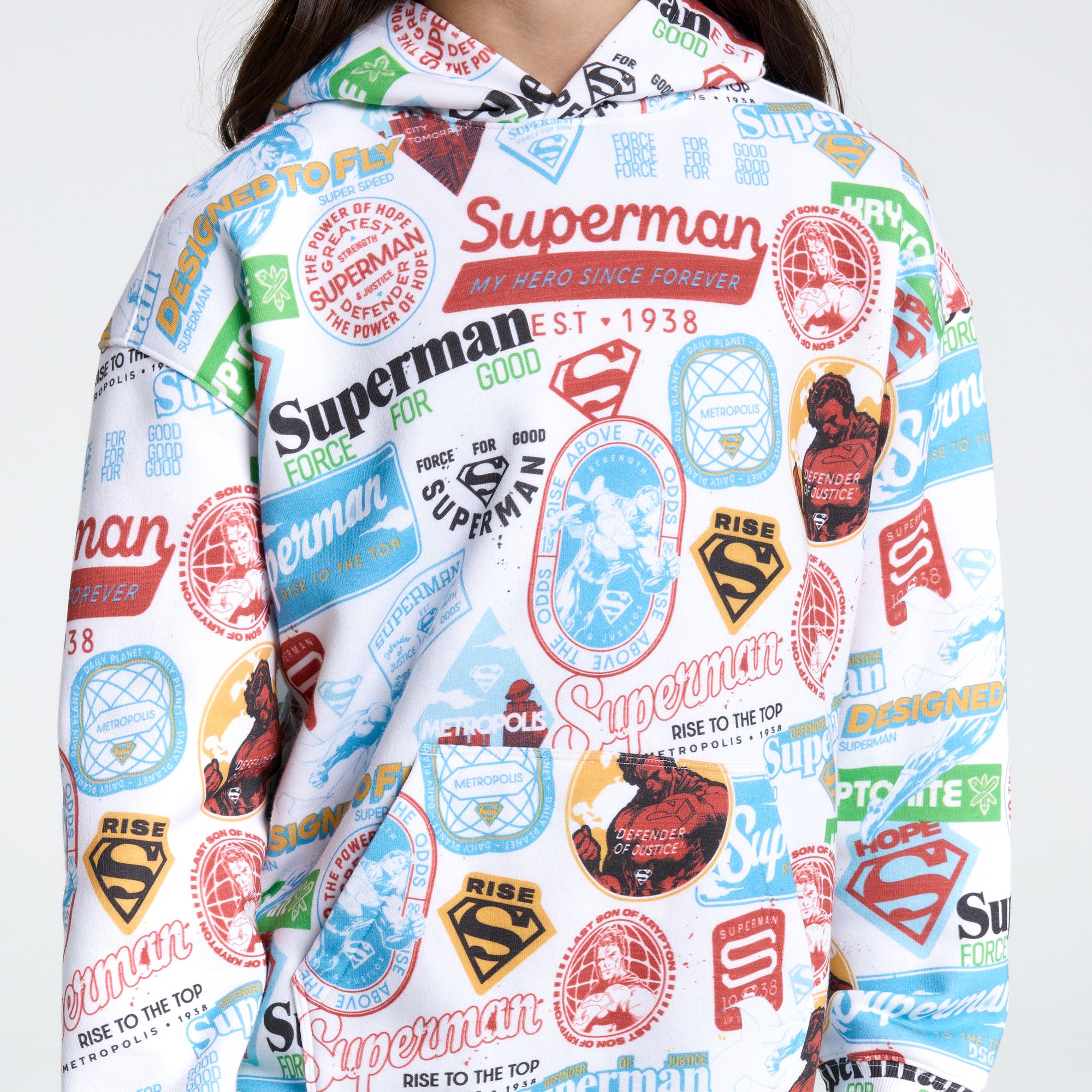 DC x DSG Youth Super Patchwork Classic Fleece Hoodie product image
