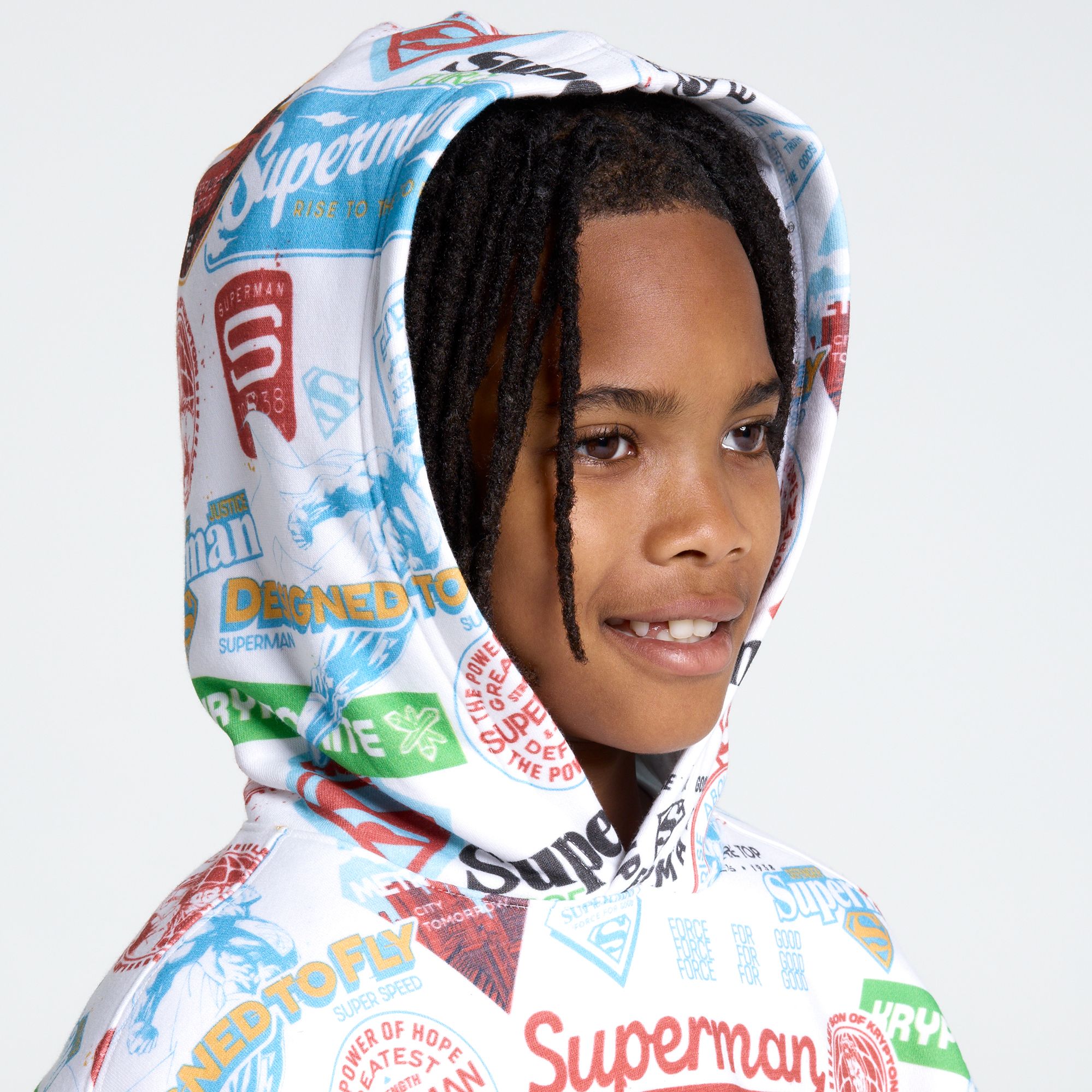 DC x DSG Youth Super Patchwork Classic Fleece Hoodie product image