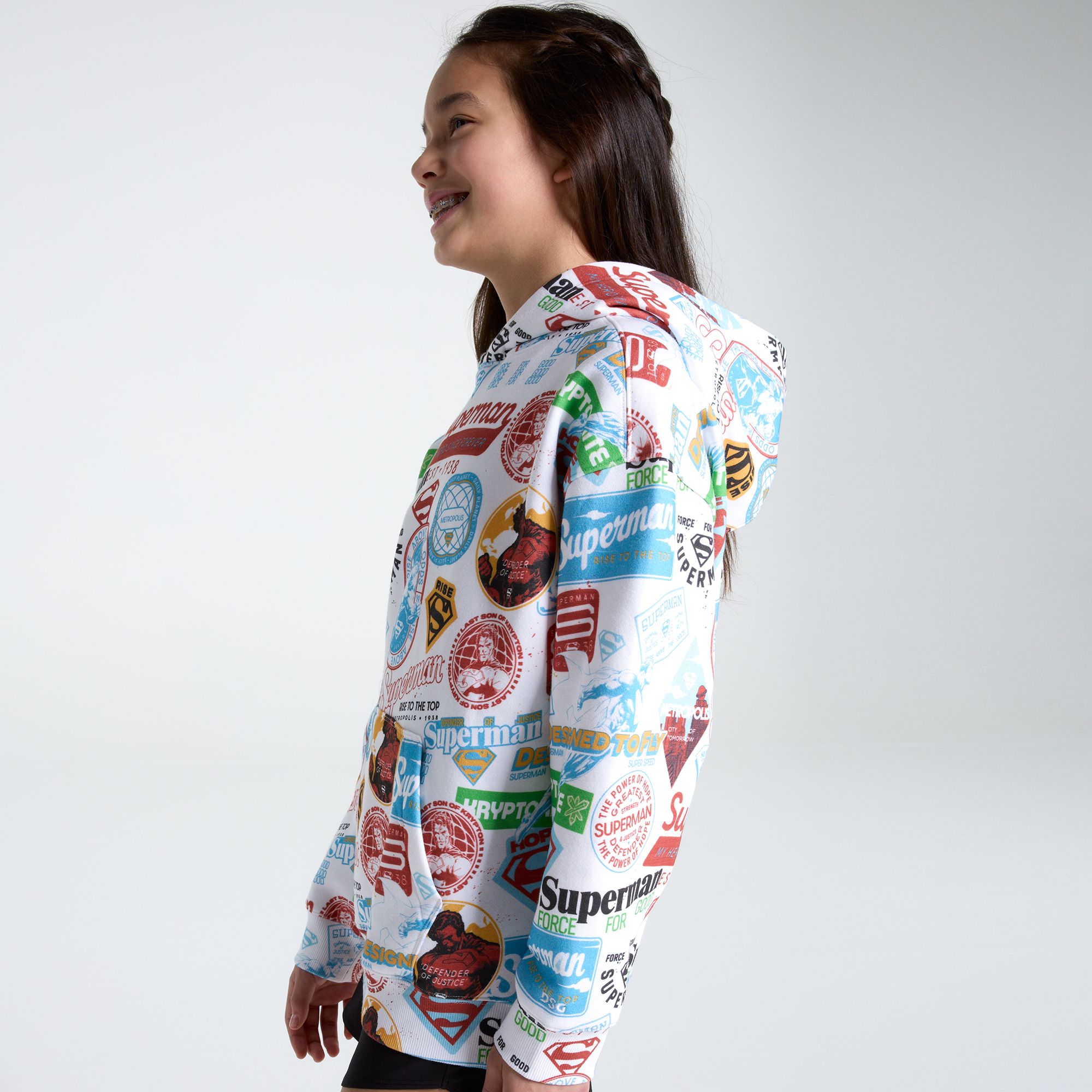 DC x DSG Youth Super Patchwork Classic Fleece Hoodie product image