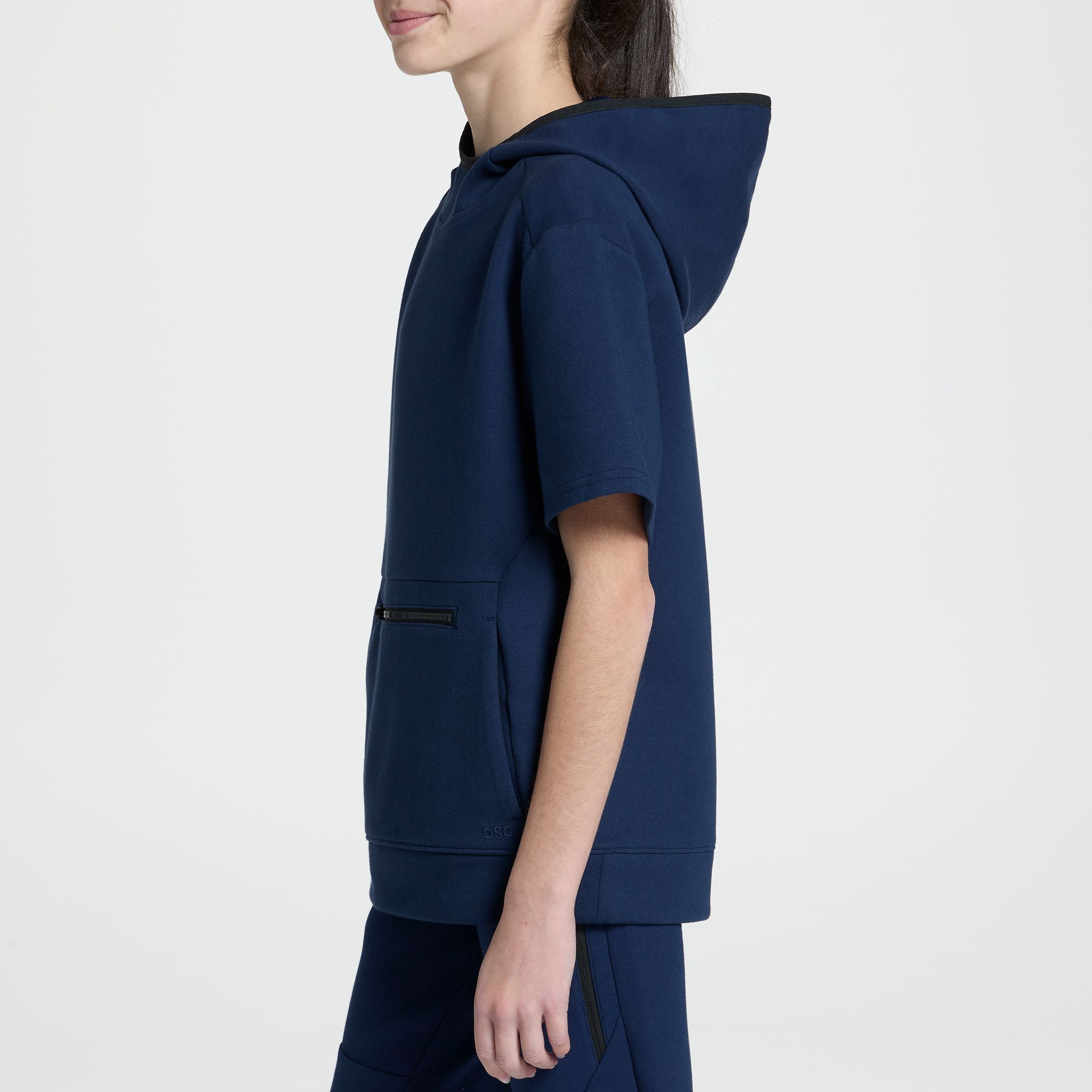 DSG Boys Sport Fleece Short Sleeve Pullover product image