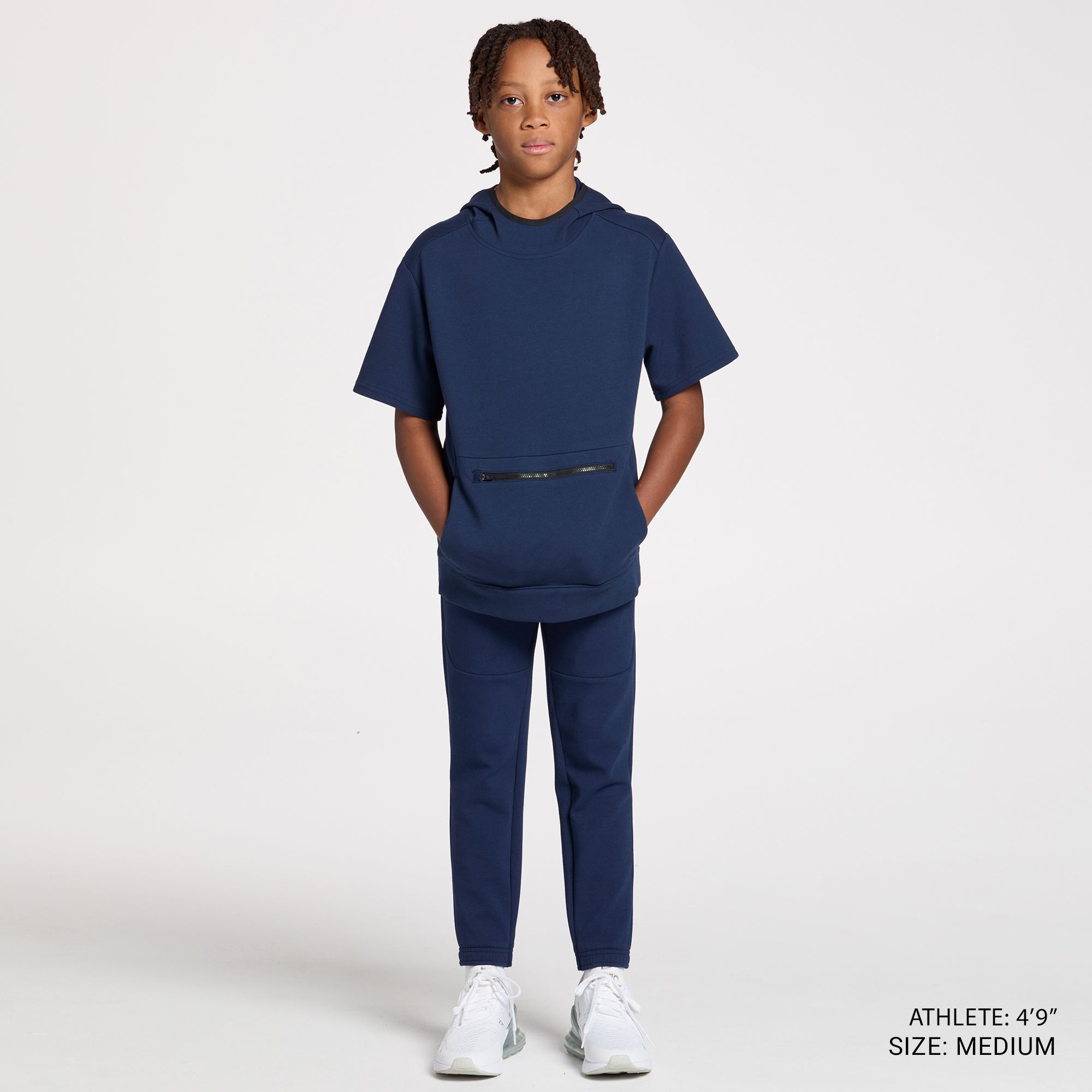 DSG Boys Sport Fleece Short Sleeve Pullover product image