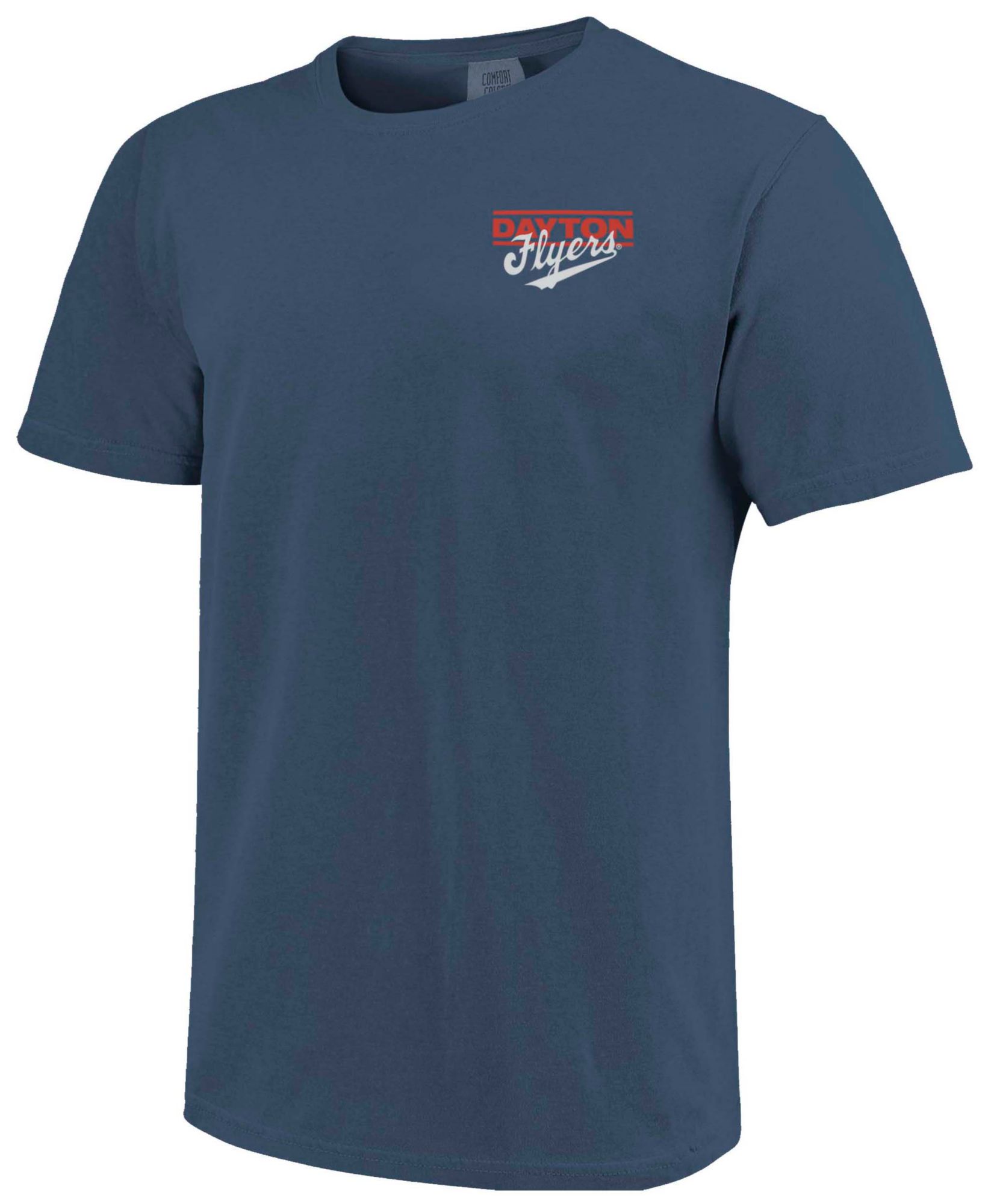 Image One Adult Dayton Flyers Vintage Script Navy T-Shirt product image