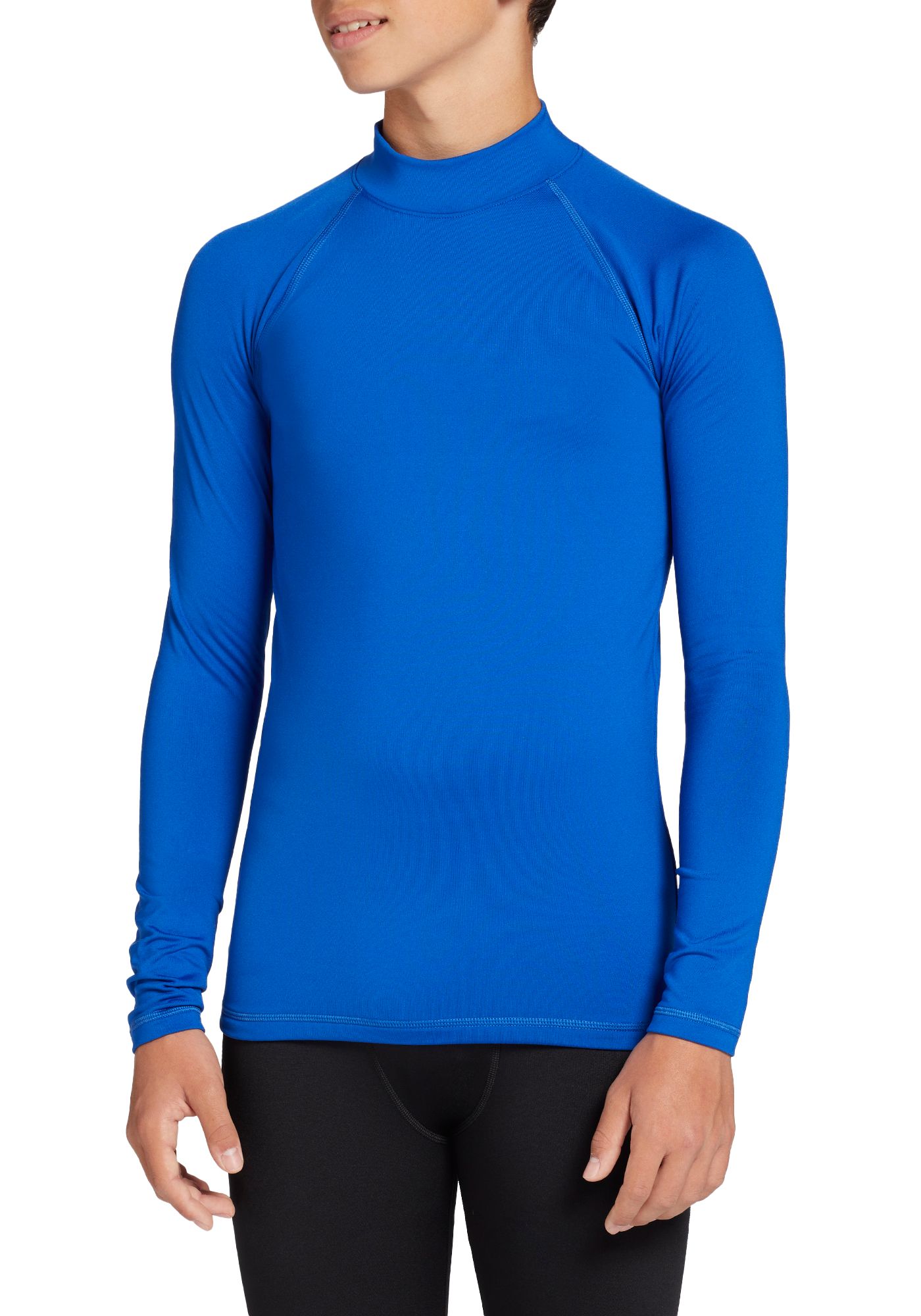 Reebok men's cold weather compression mock neck long sleeve shirt clearance