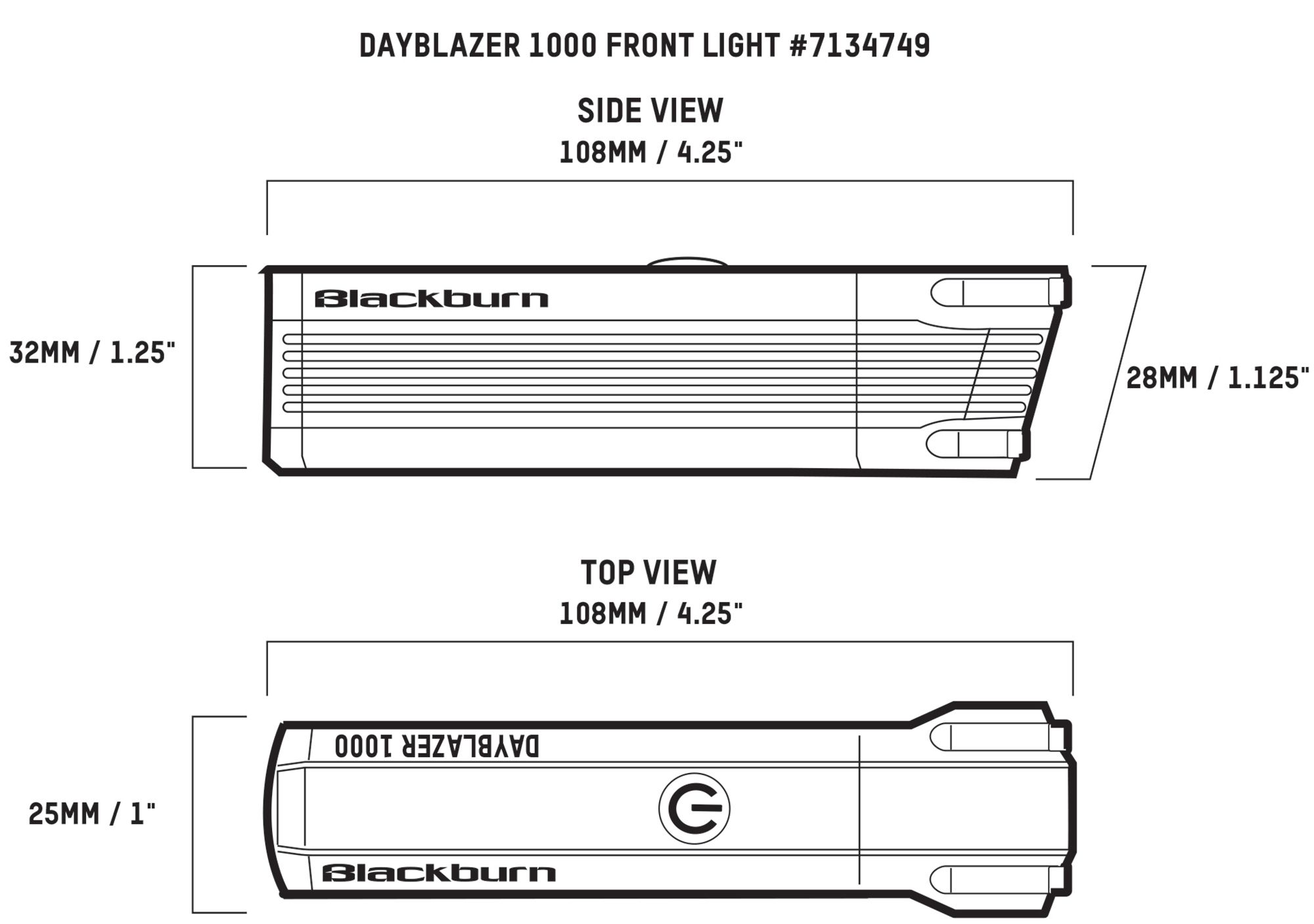 Blackburn Dayblazer 1000 Front Bike Light product image