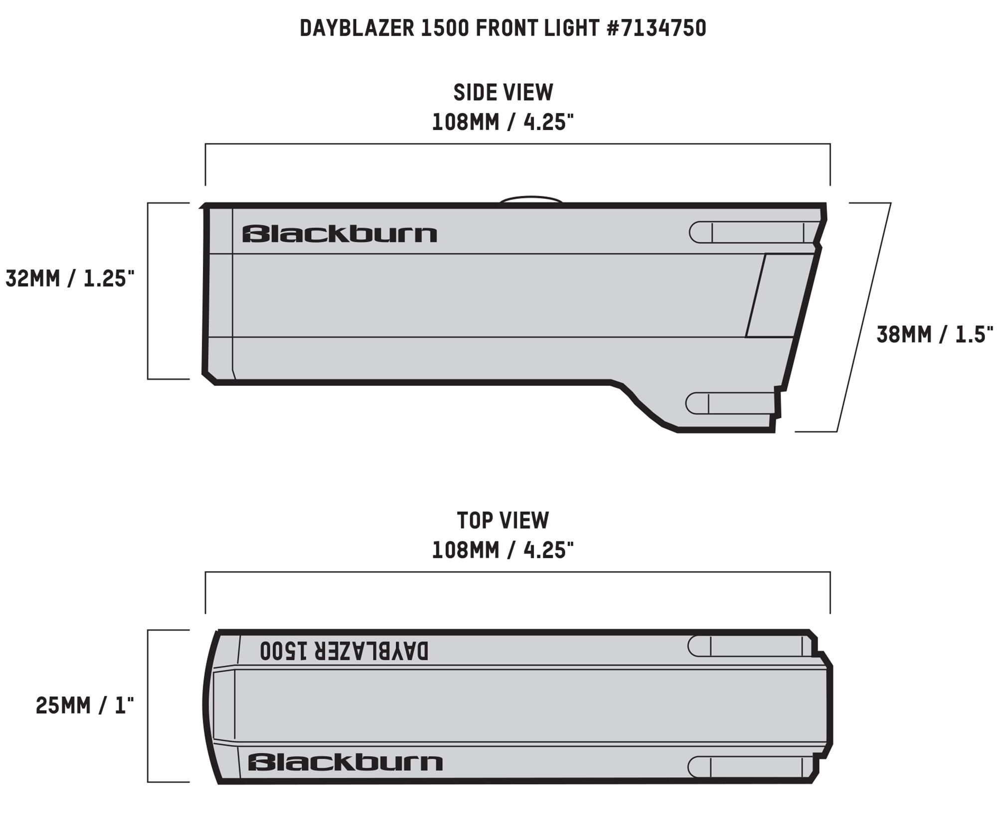 Blackburn Dayblazer 1500 Front Bike Light product image
