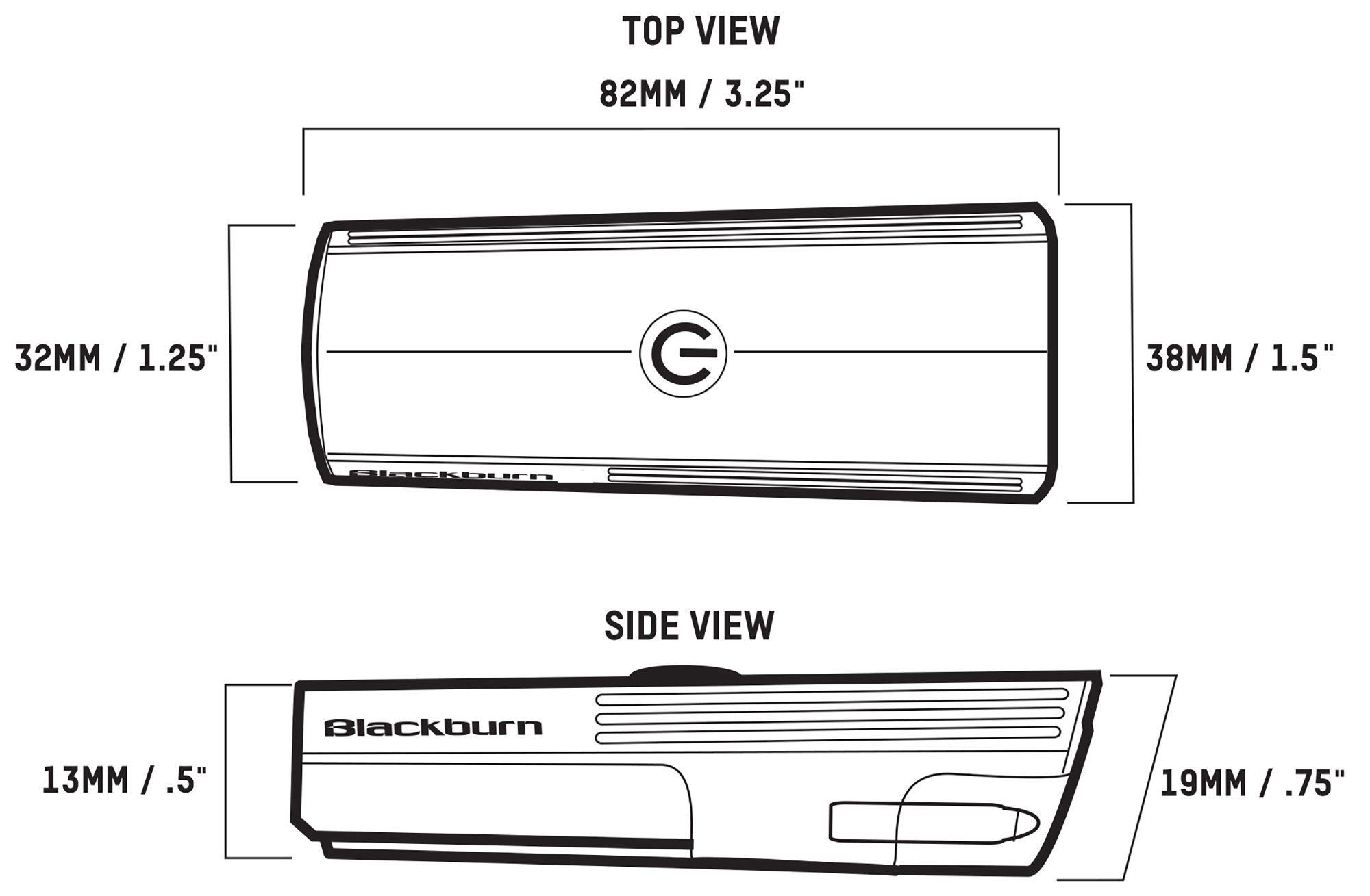 Blackburn Dayblazer 550 Front Bike Light product image