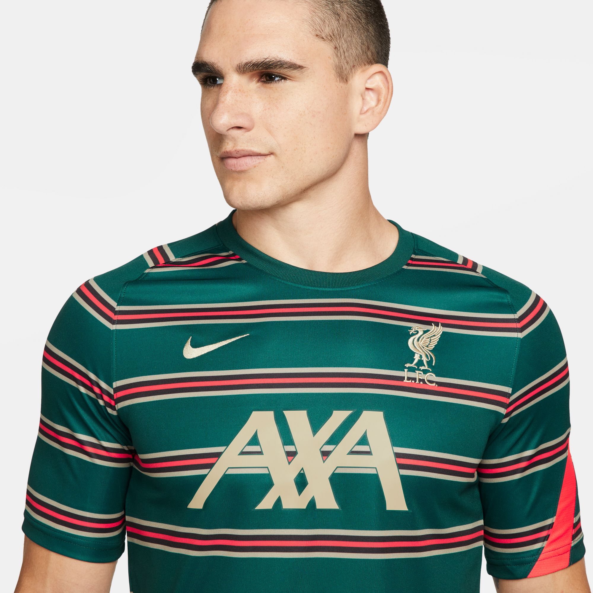 Nike Liverpool FC '21 Teal Prematch Jersey product image