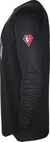 Nike Adult Brooklyn Nets Black Long Sleeve Pre-Game Crewneck product image