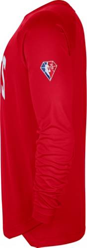 Nike Adult Houston Rockets Red Long Sleeve Pre-Game Crewneck product image