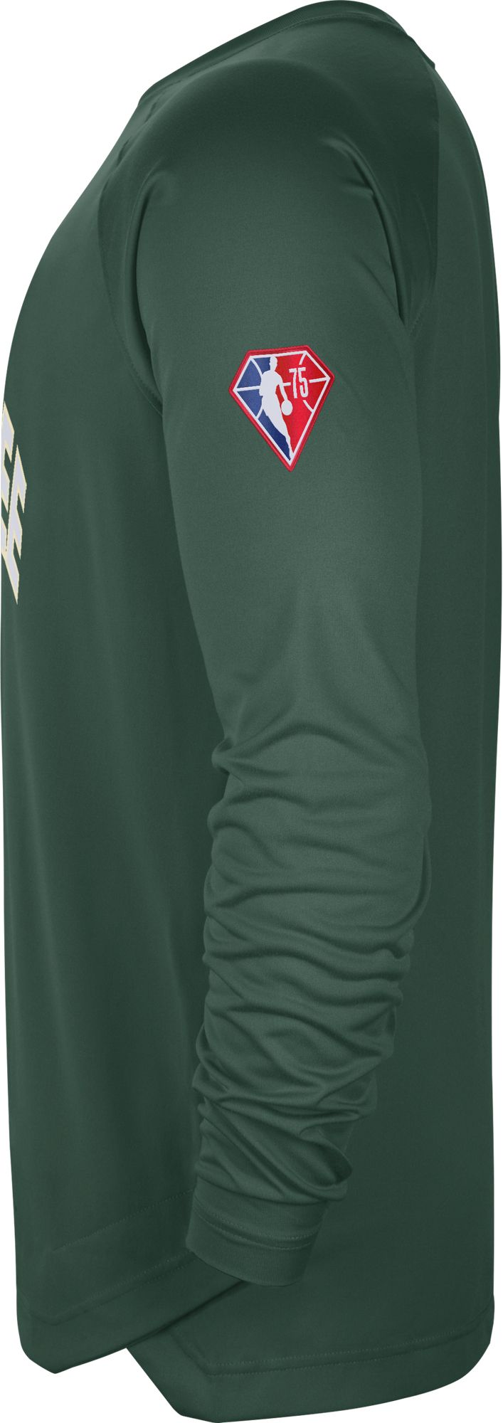 Nike Adult Milwaukee Bucks Green Long Sleeve Pre-Game Crewneck product image