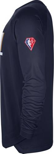 Nike Adult Utah Jazz Navy Long Sleeve Pre-Game Crewneck product image