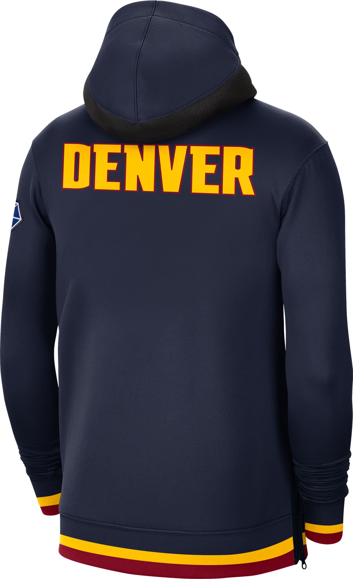 Nike Men's Denver Nuggets Navy Dri-Fit Hoodie product image