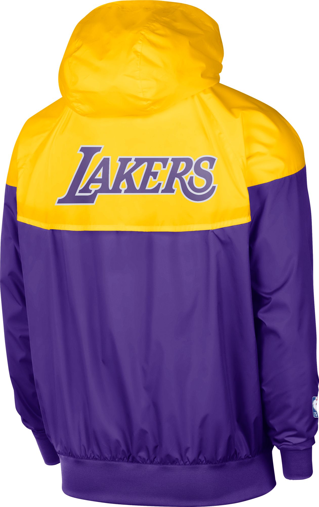 Nike Men's Los Angeles Lakers Yellow Lightweight Windrunner Jacket product image