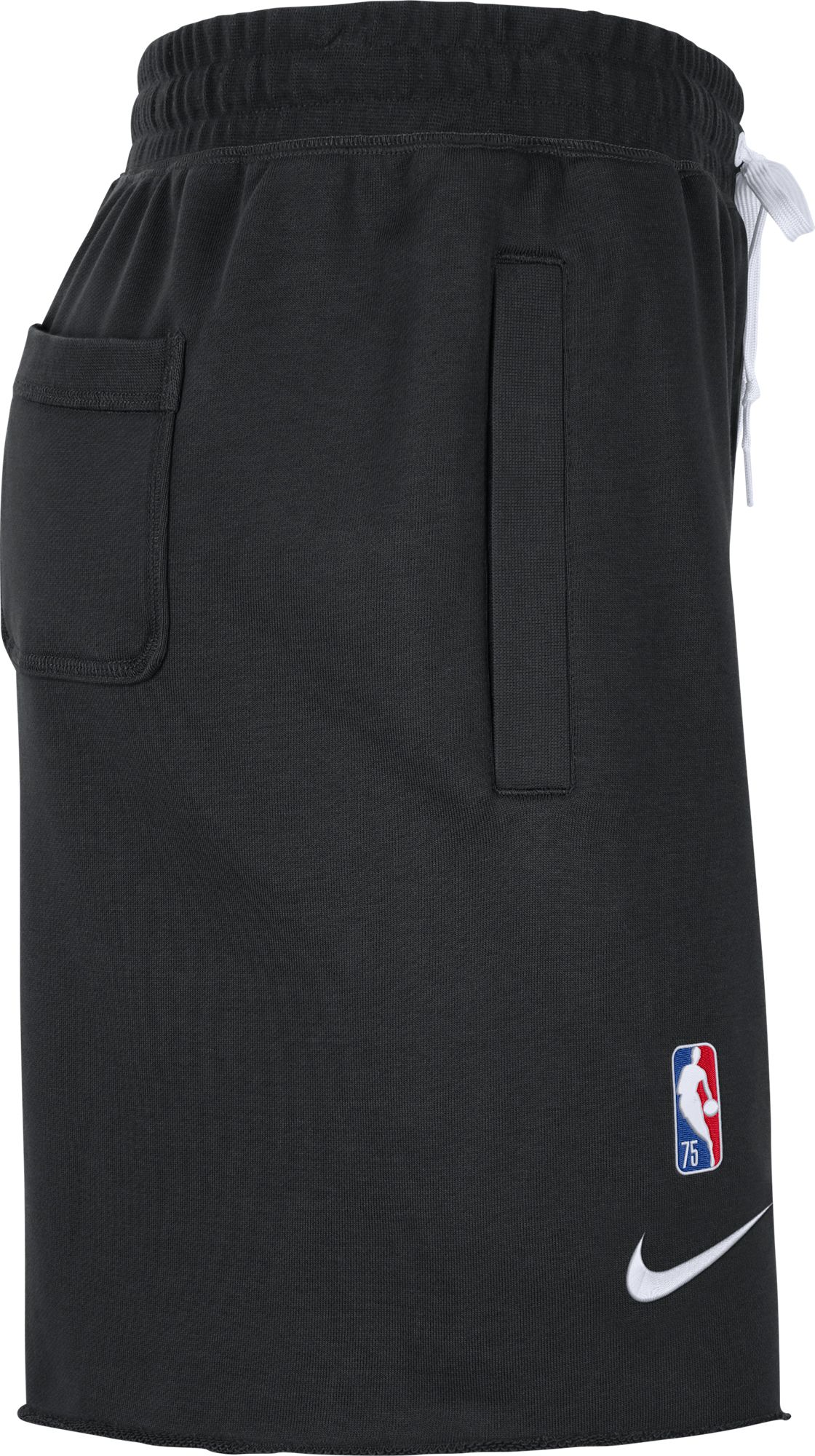 Nike Men's Brooklyn Nets Black Courtside Fleece Shorts product image