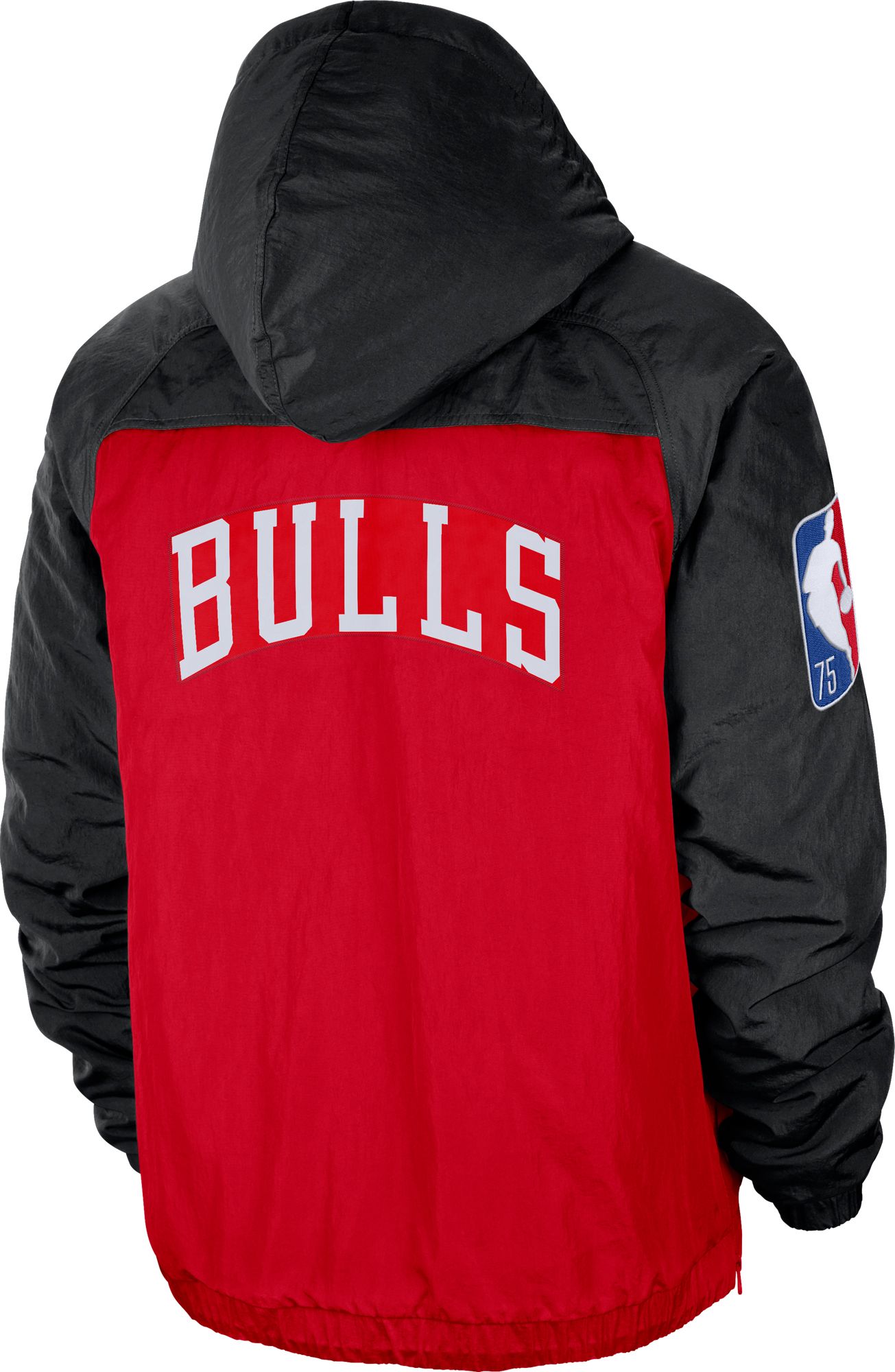 Nike Men's 2021-22 City Edition Chicago Bulls Black ½ Zip Jacket product image