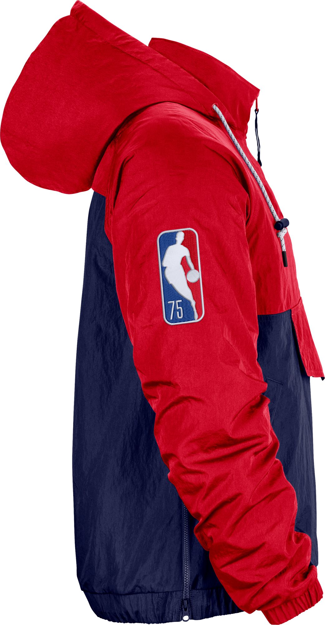 Nike Men's 2021-22 City Edition Chicago Bulls Black ½ Zip Jacket product image