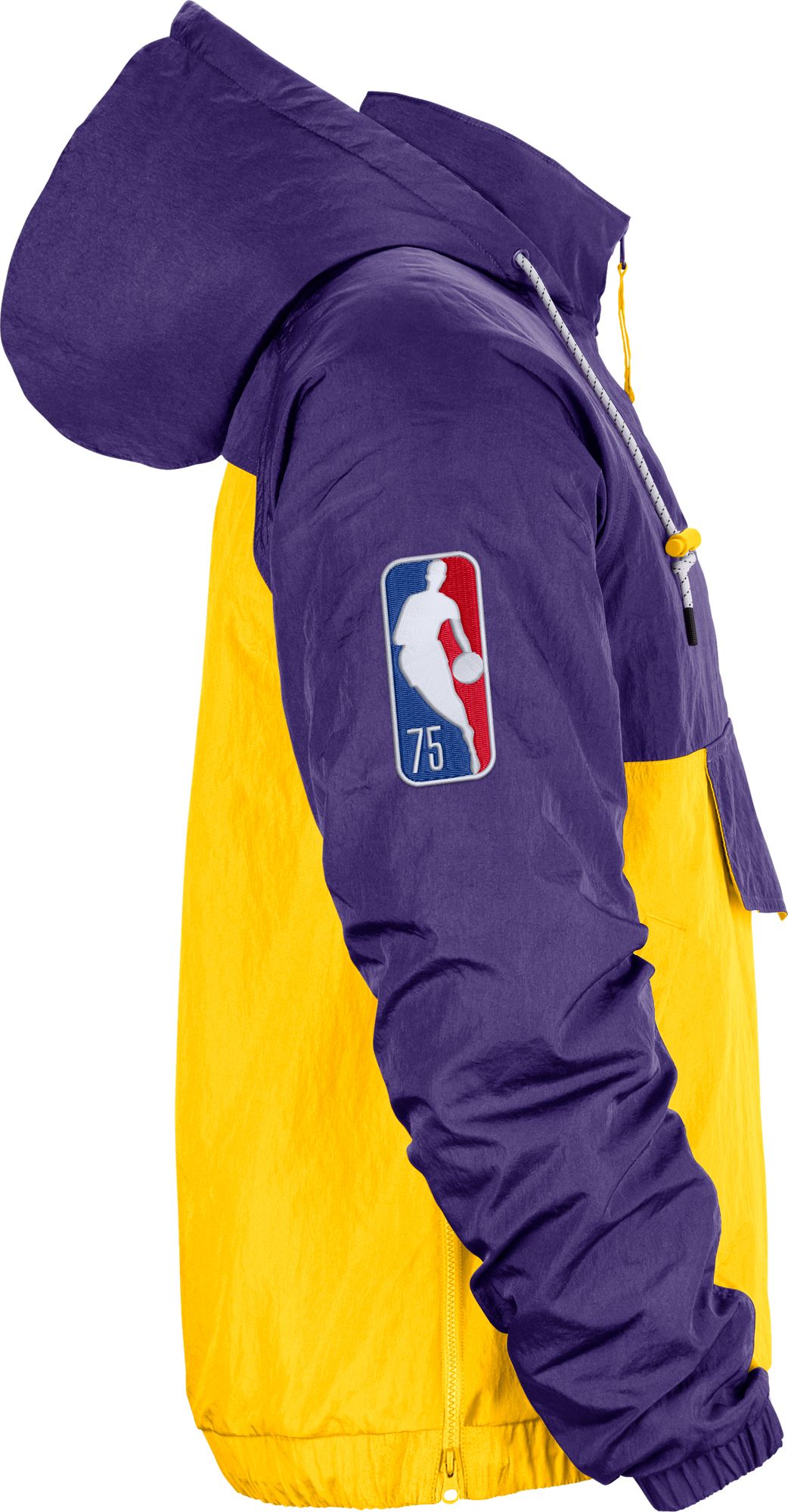 Nike Men's 2021-22 City Edition Los Angeles Lakers Purple ½ Zip Jacket product image