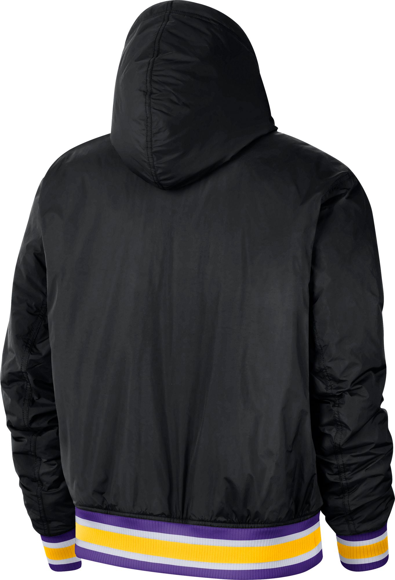 Nike Men's 2021-22 City Edition Los Angeles Lakers Black Full Zip Jacket product image