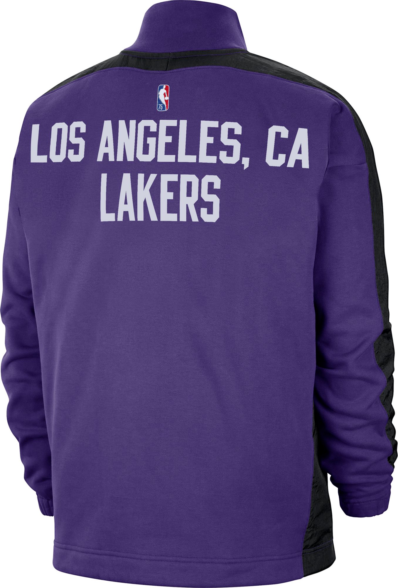 Nike Men's 2021-22 City Edition Los Angeles Lakers Purple Fleece ½ Zip product image