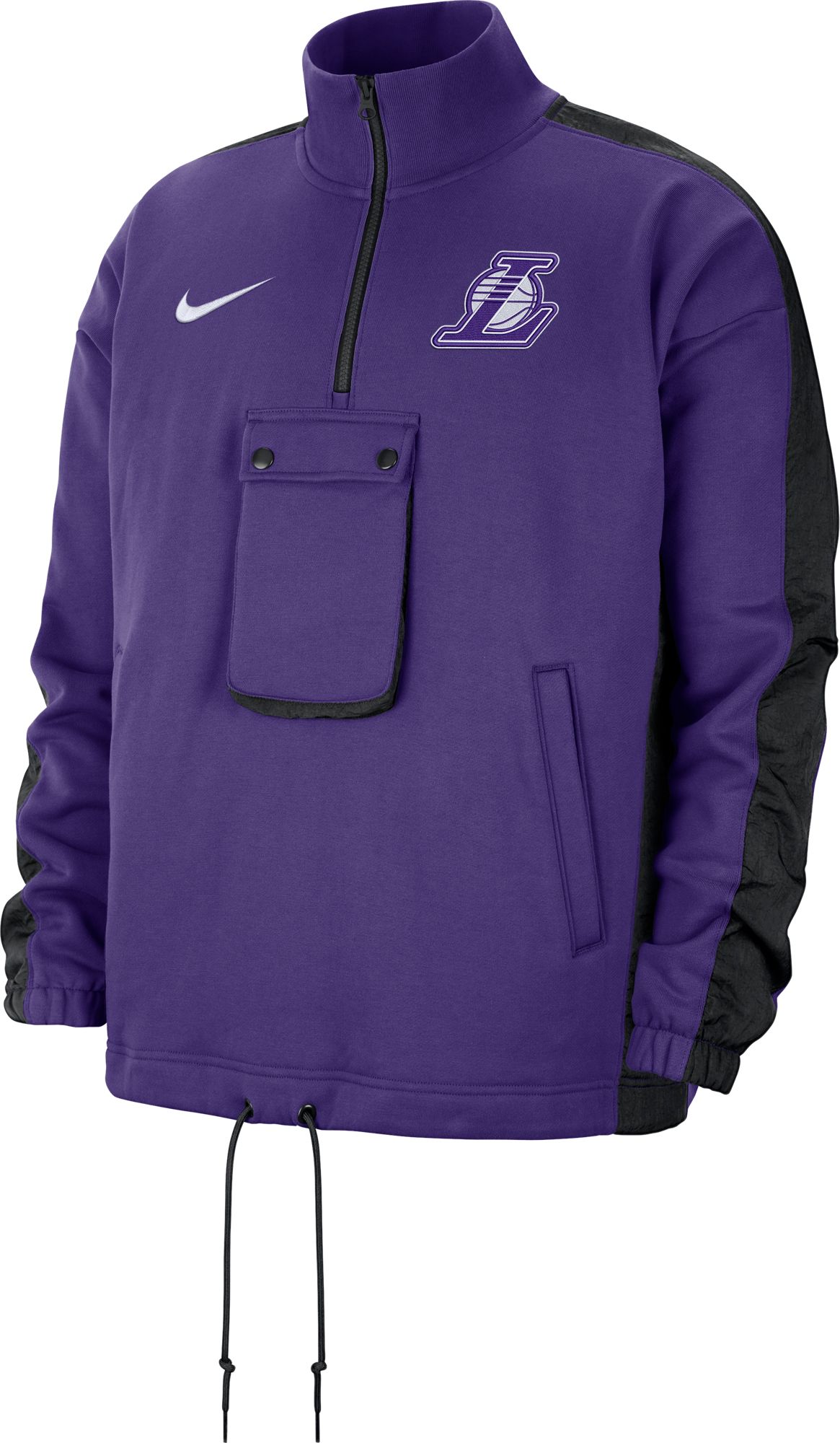 Nike Men's 2021-22 City Edition Los Angeles Lakers Purple Fleece ½ Zip product image