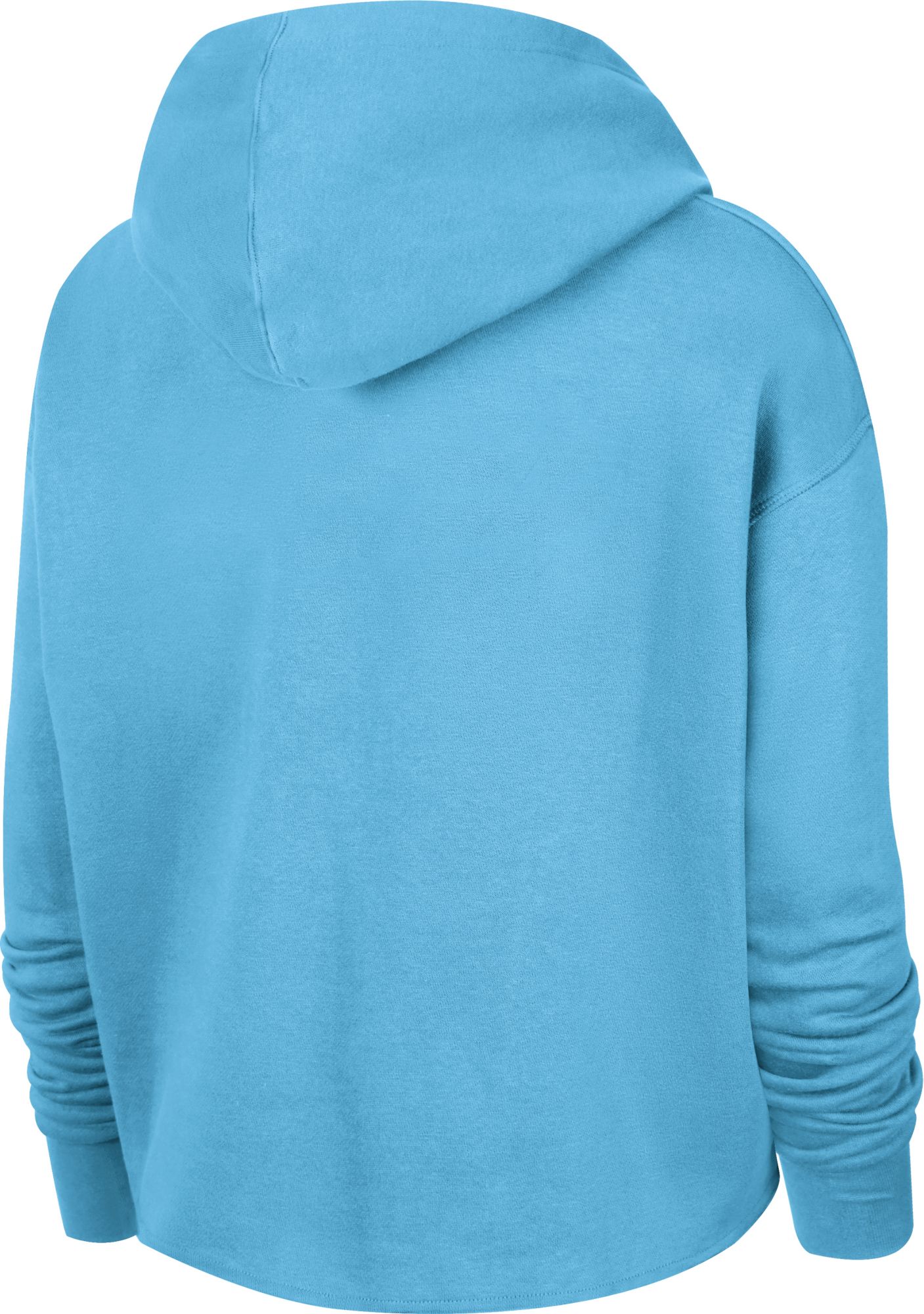 Nike Women's 2021-22 City Edition Miami Heat Blue Essential Cropped Pullover Hoodie product image